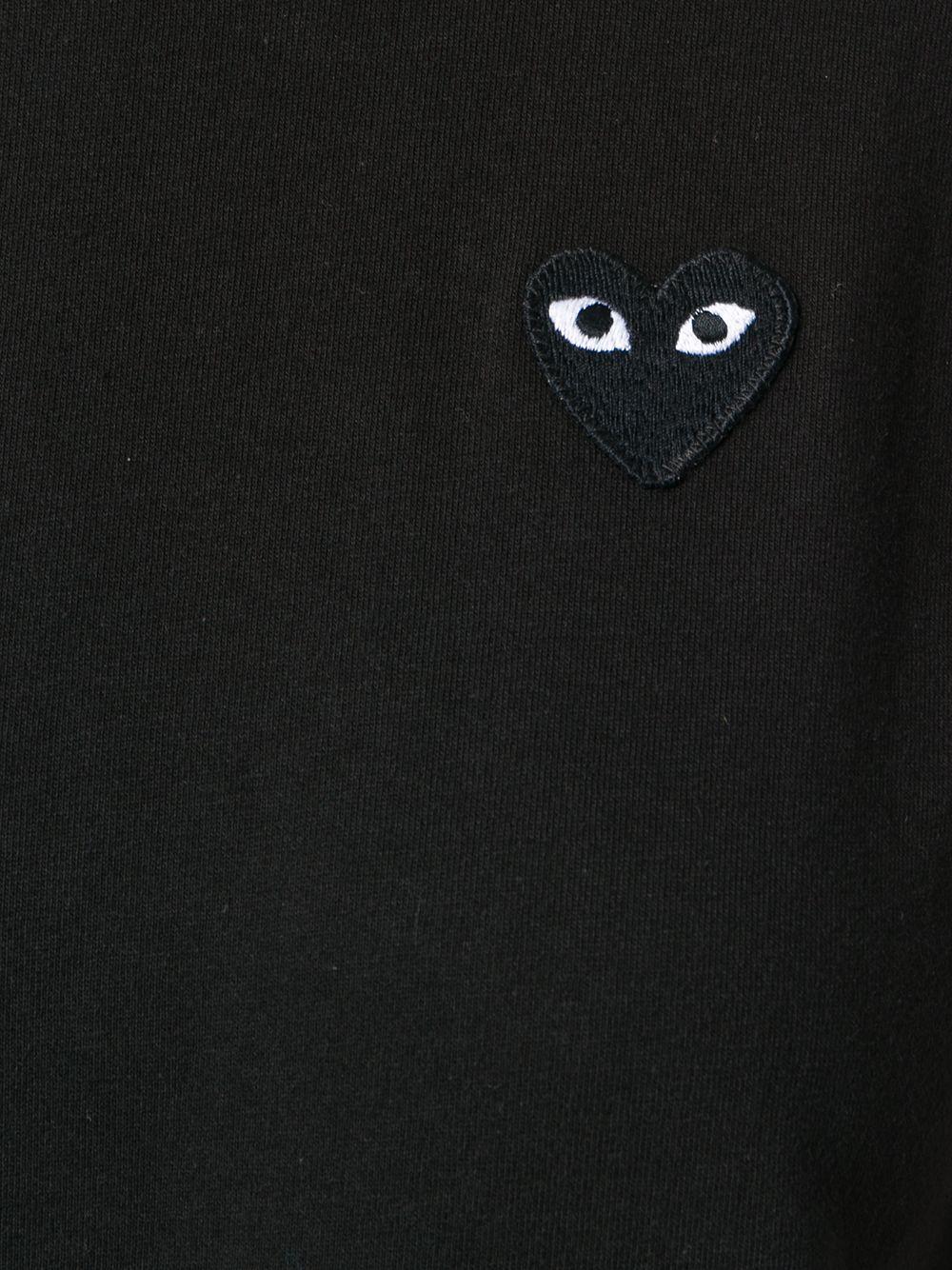 comme des garçons comme des garcons t-shirts and polos black cotton - women