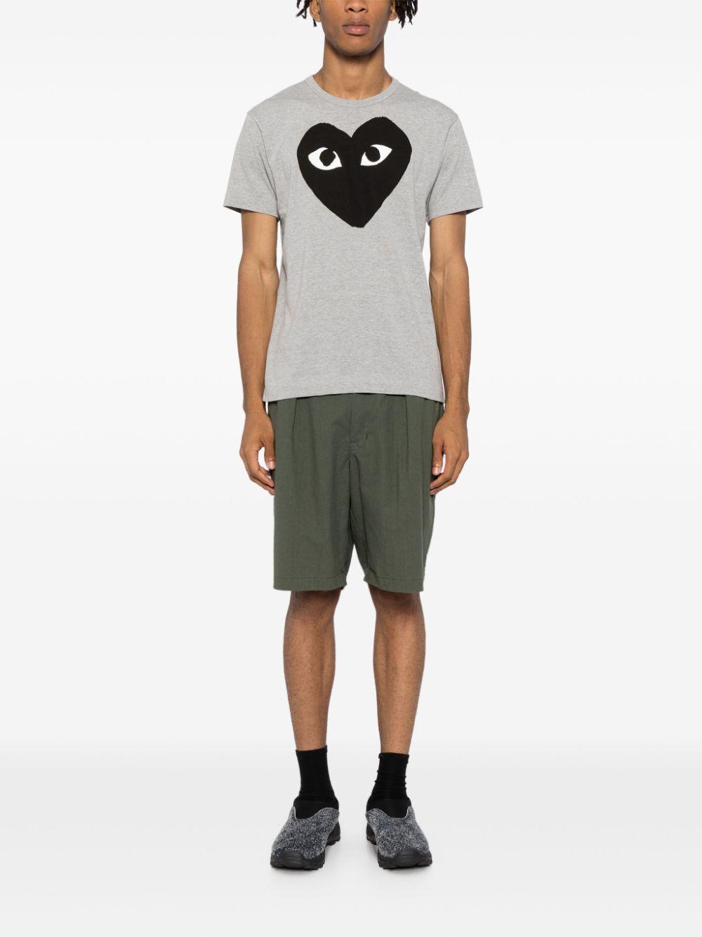 comme des garçons comme des garcons t-shirts and polos grey - women