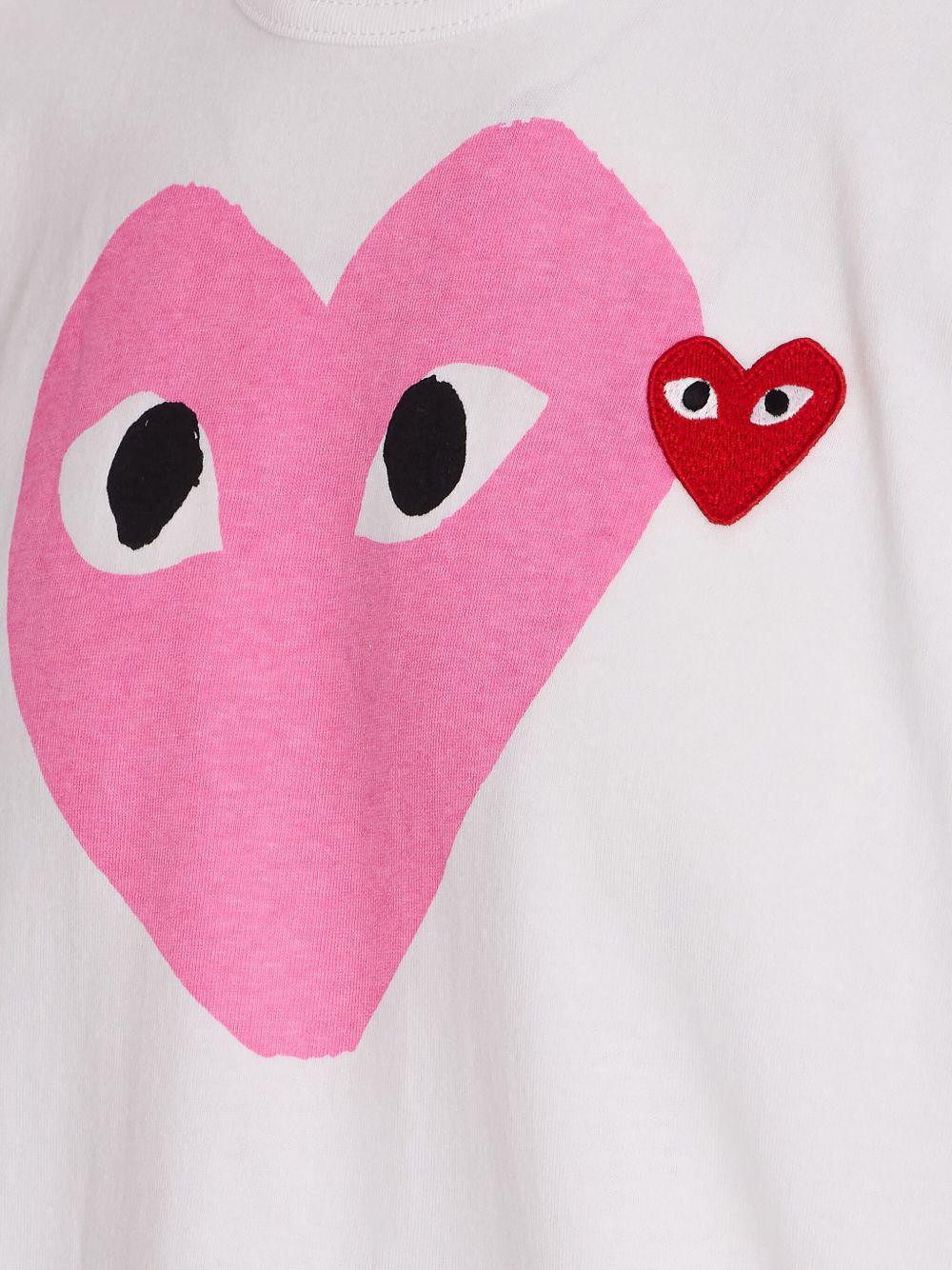 comme des garçons comme des garcons t-shirts and polos pink - women