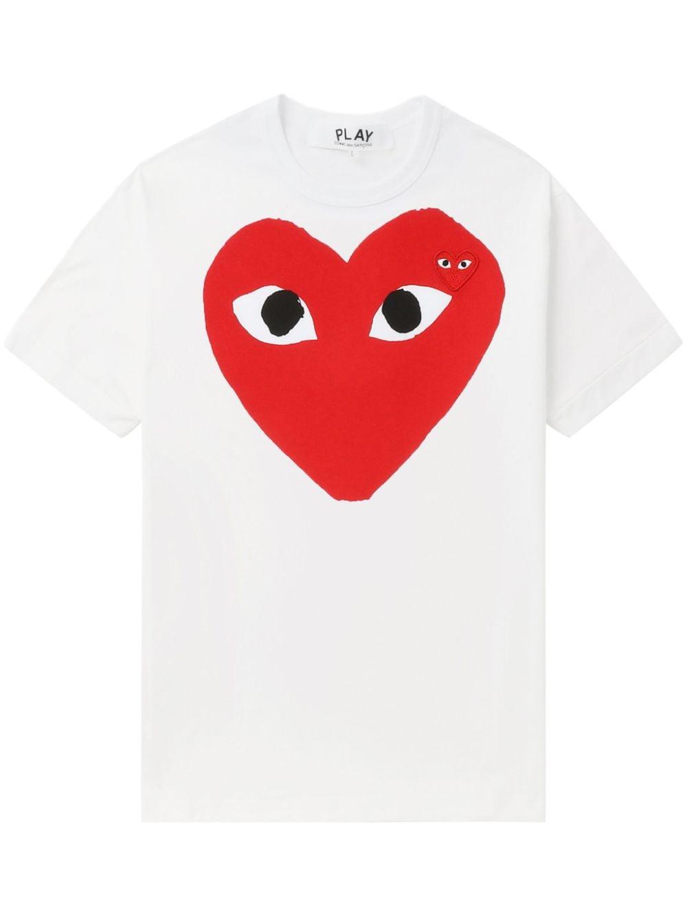comme des garçons comme des garcons t-shirts and polos white - women