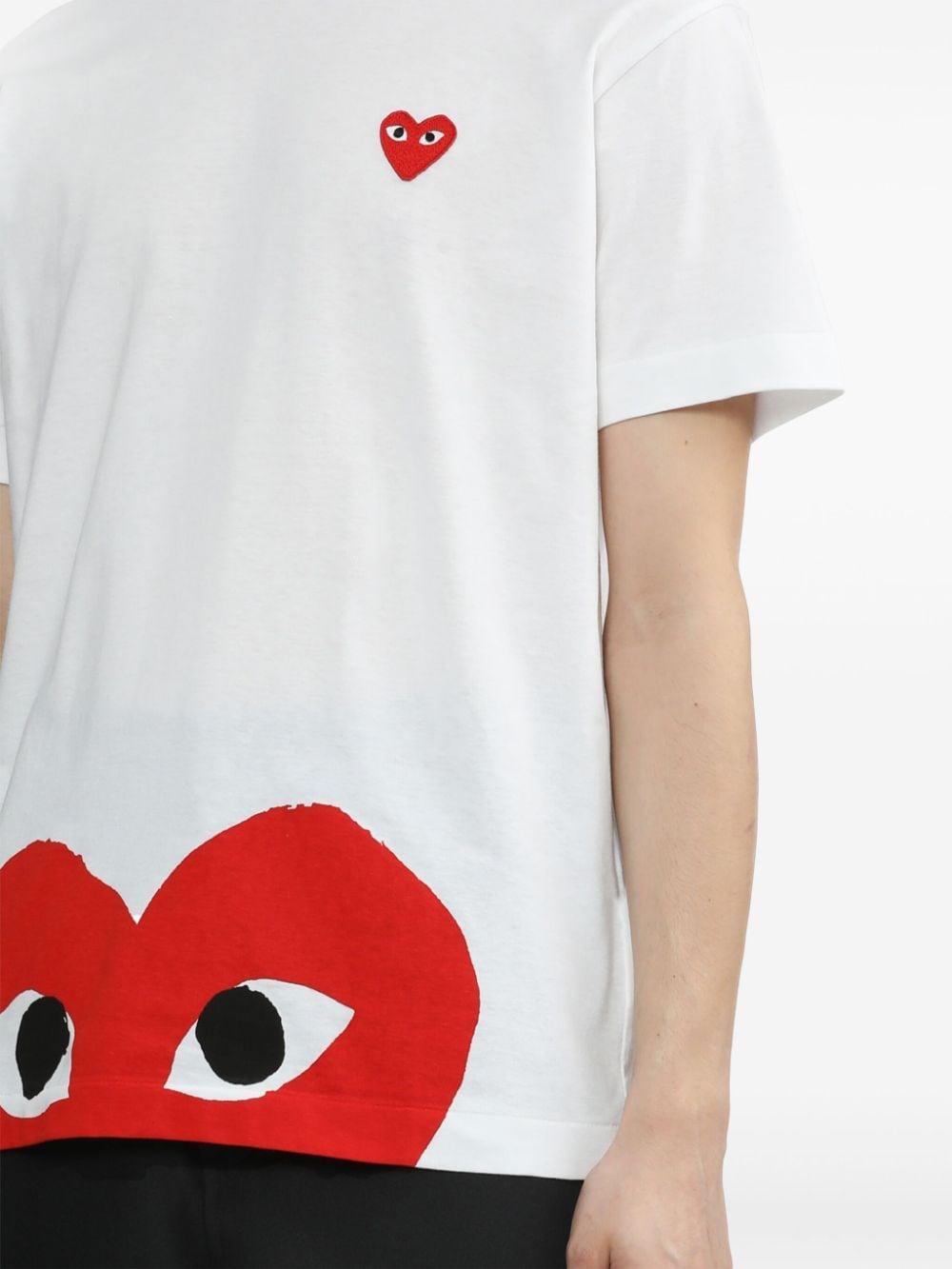 comme des garçons comme des garcons t-shirts and polos white - women
