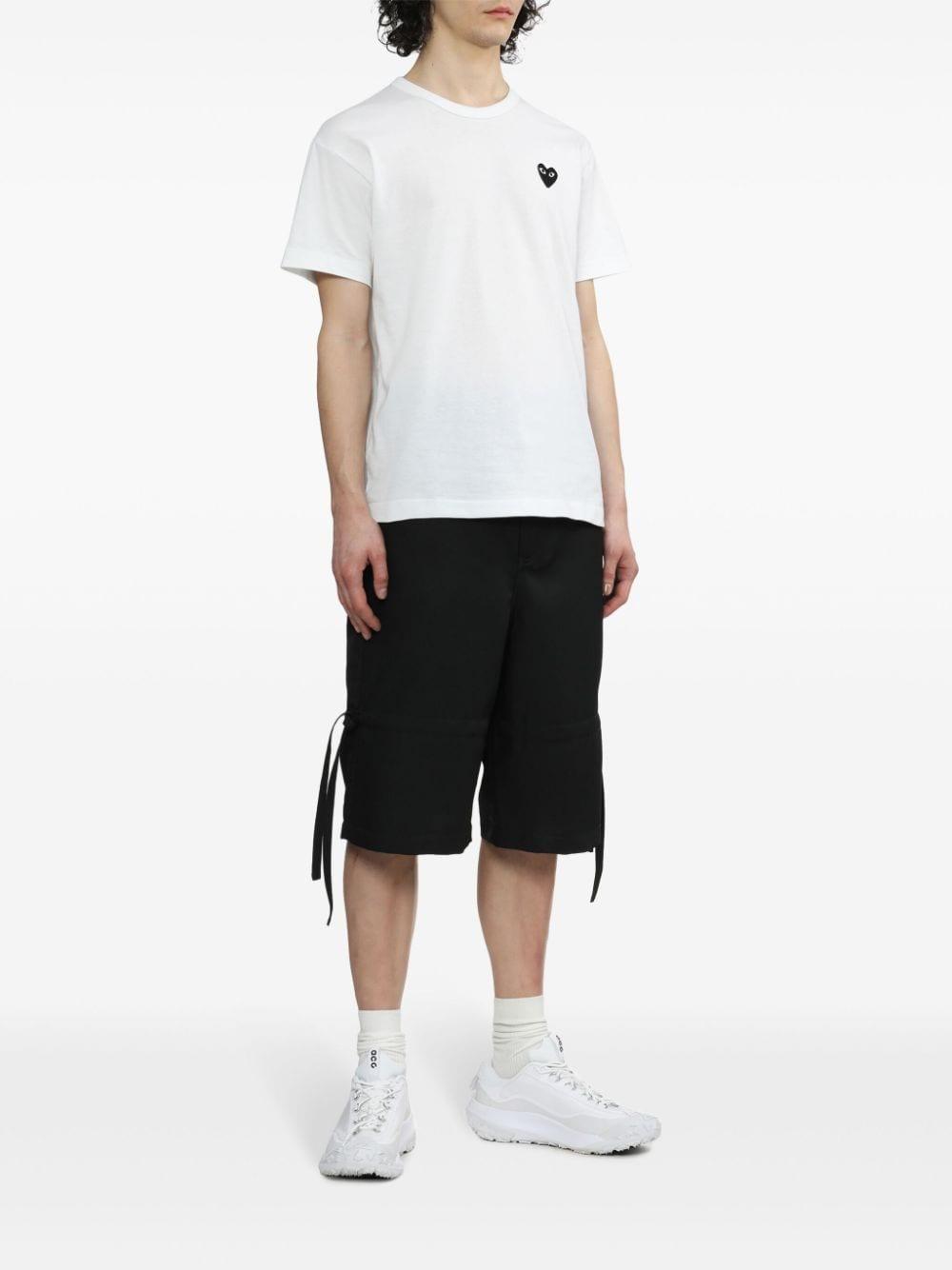 comme des garçons comme des garcons t-shirts and polos white cotton - women