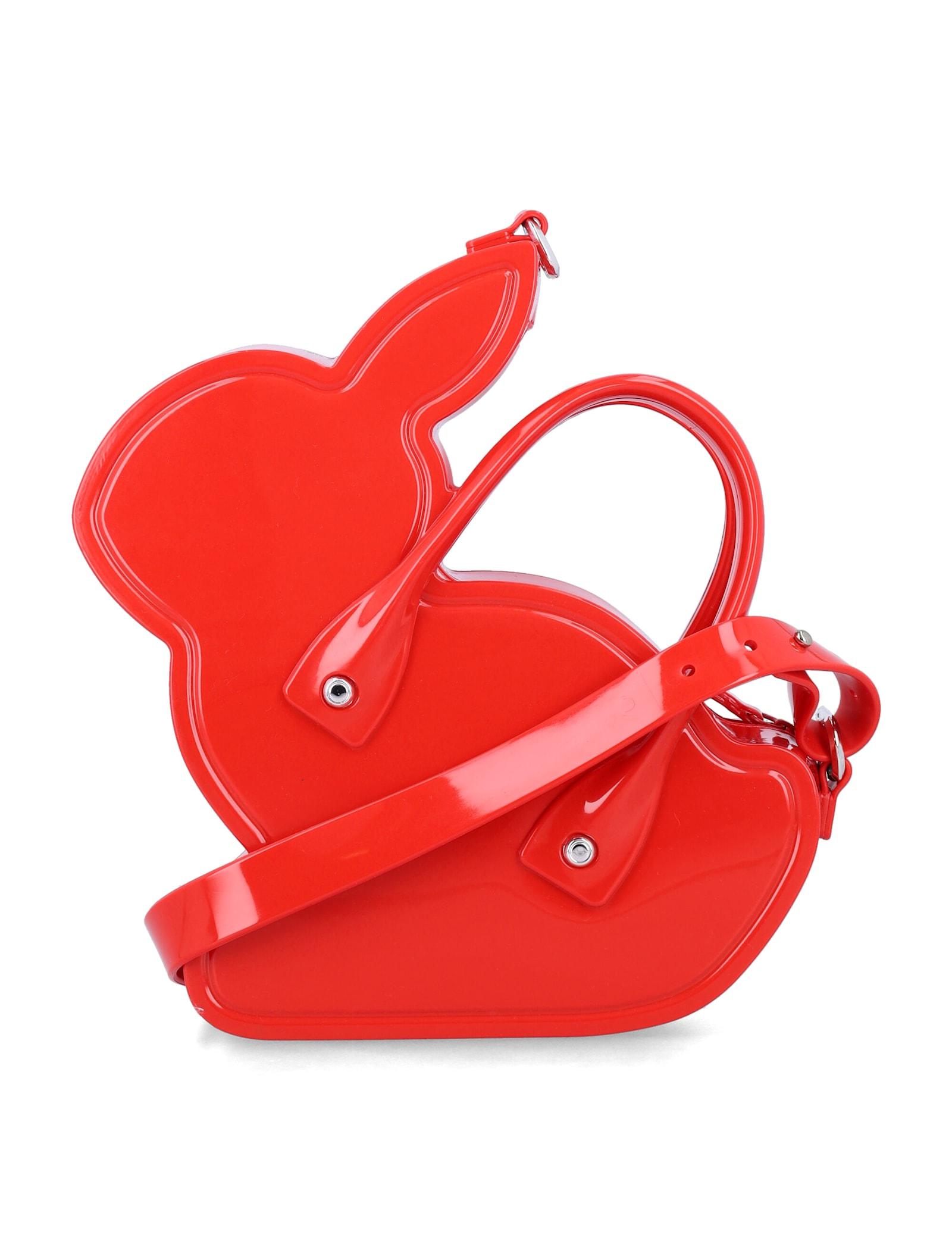 comme des garçons girl comme des garçons x melissa bunny-shaped handbag