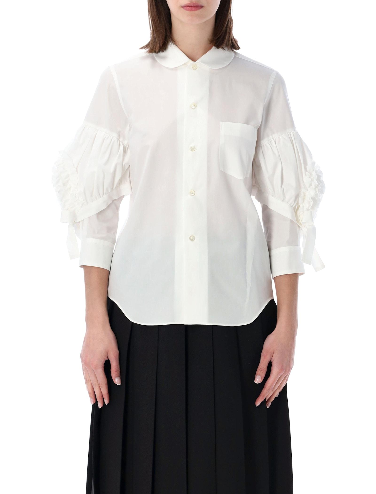 comme des garçons girl ruffle shirt