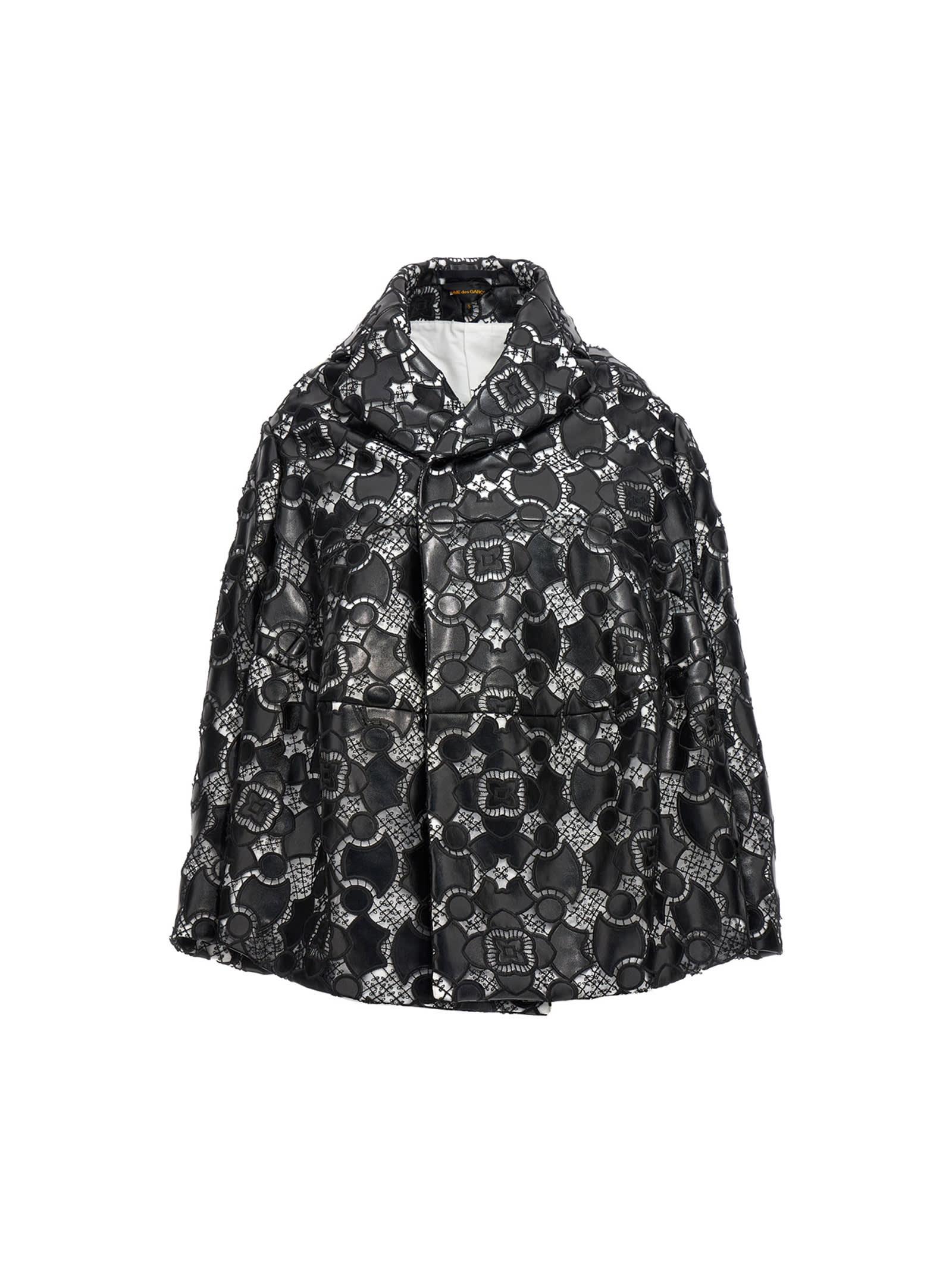 comme des garçons lace laser jacket