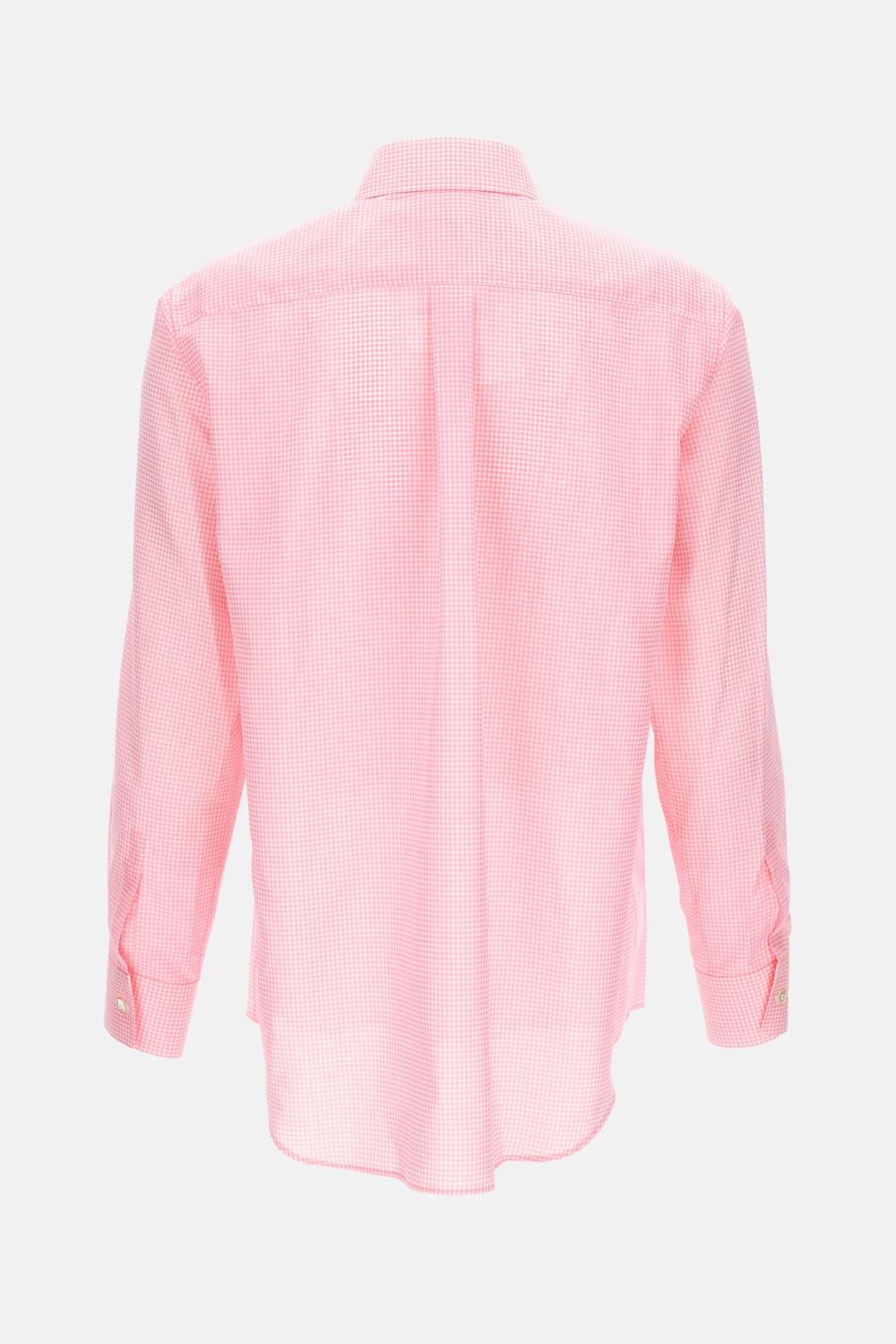 comme des garçons patterned shirt