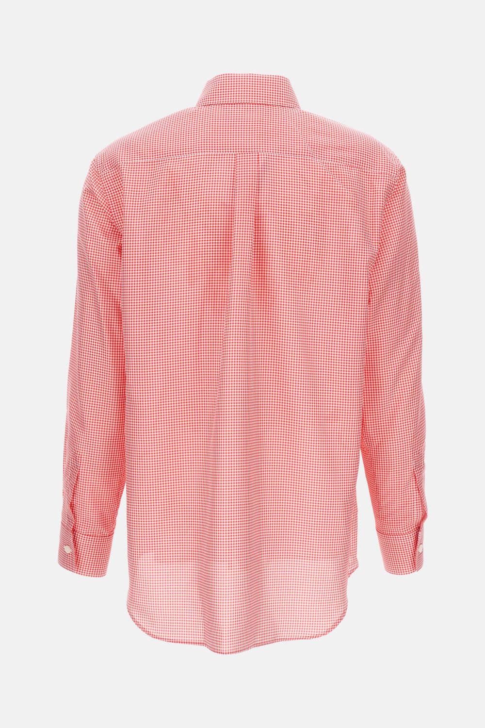 comme des garçons patterned shirt