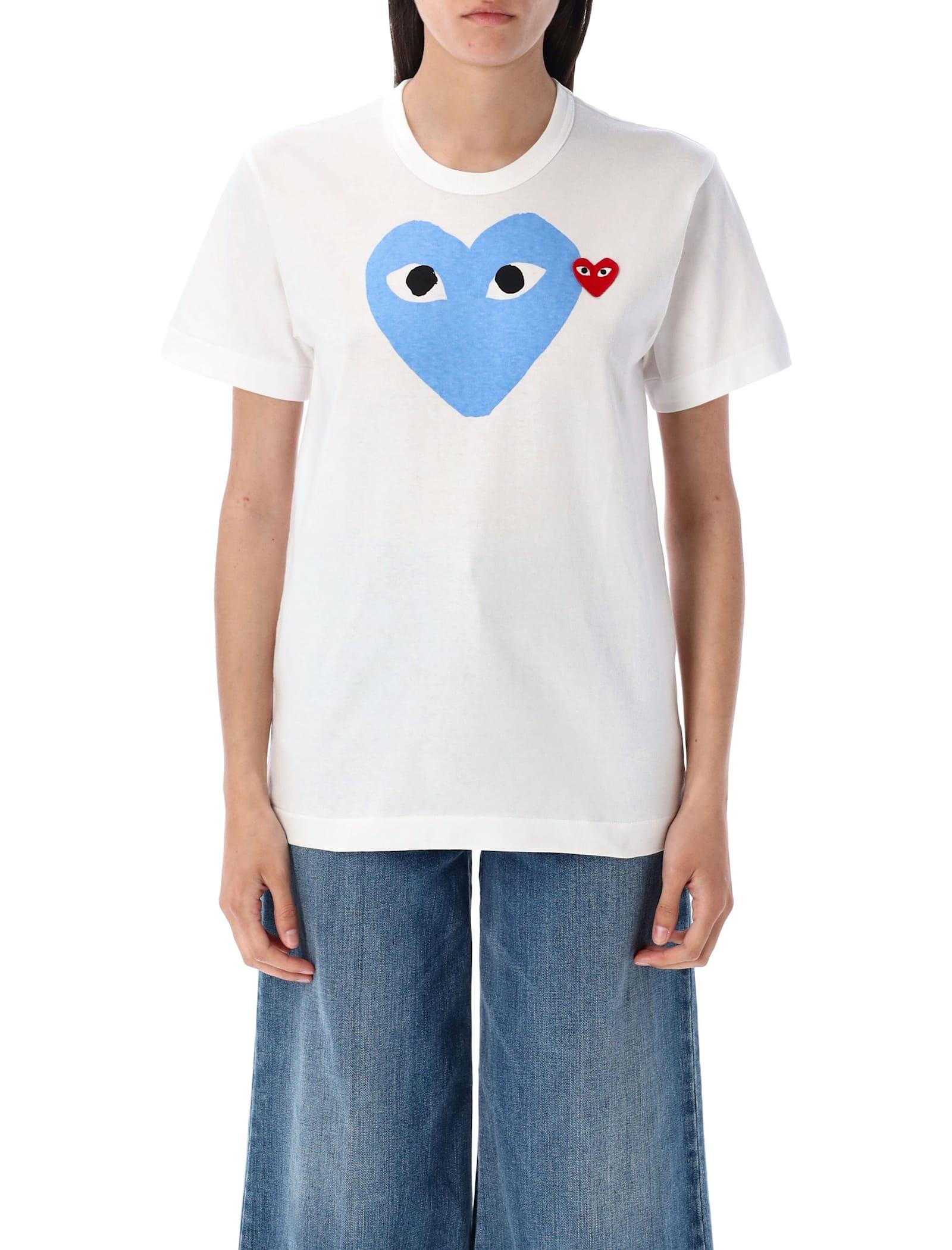 comme des garçons play big heart t-shirt