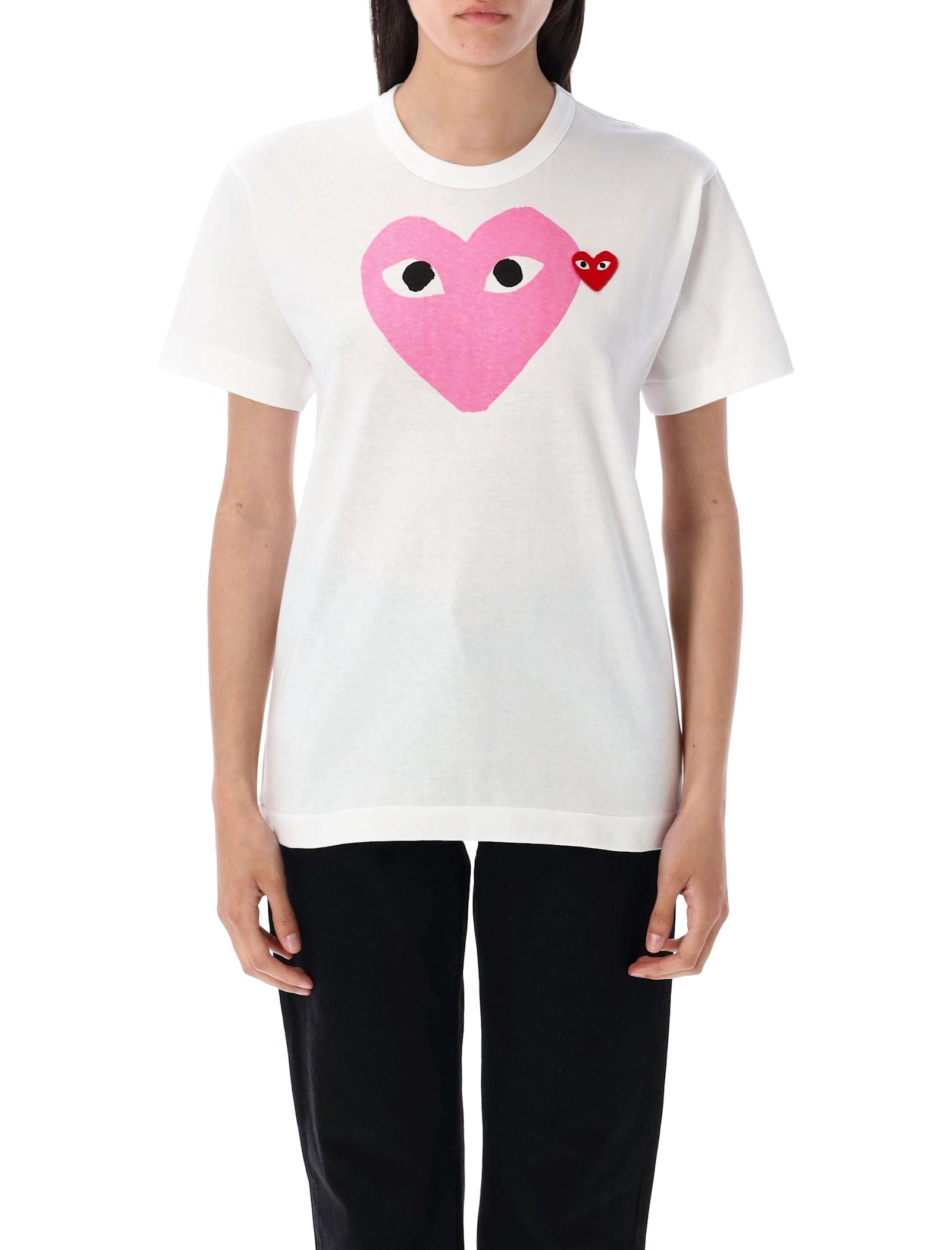 comme des garçons play big heart t-shirt