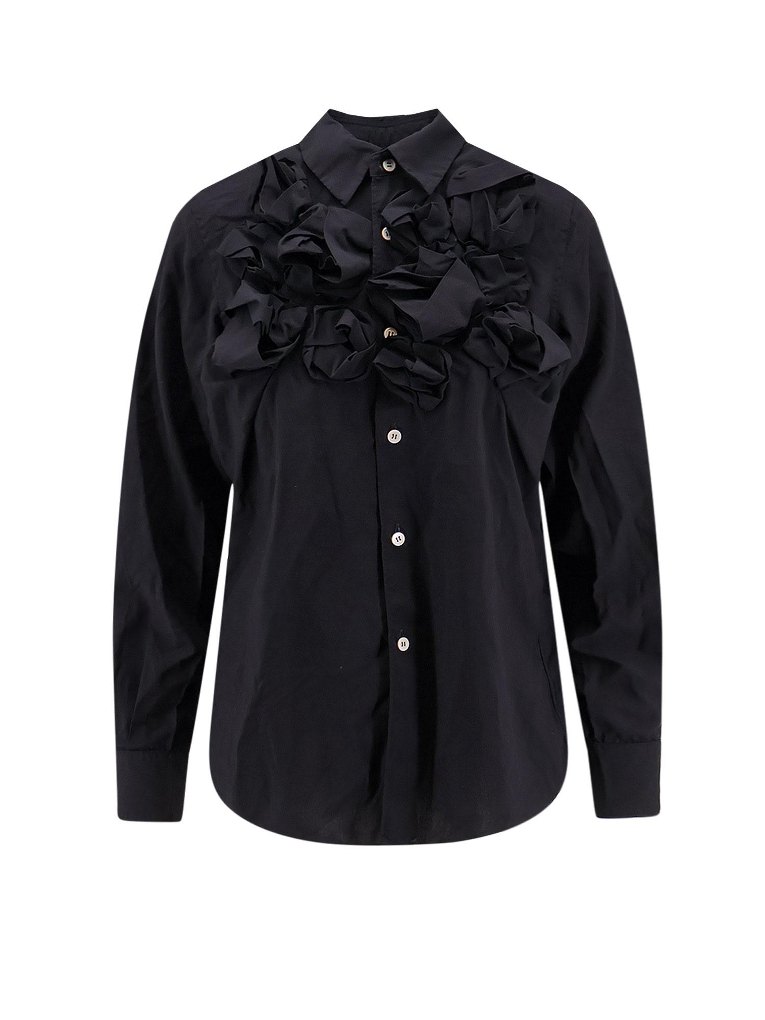 comme des garçons play ruffles shirt