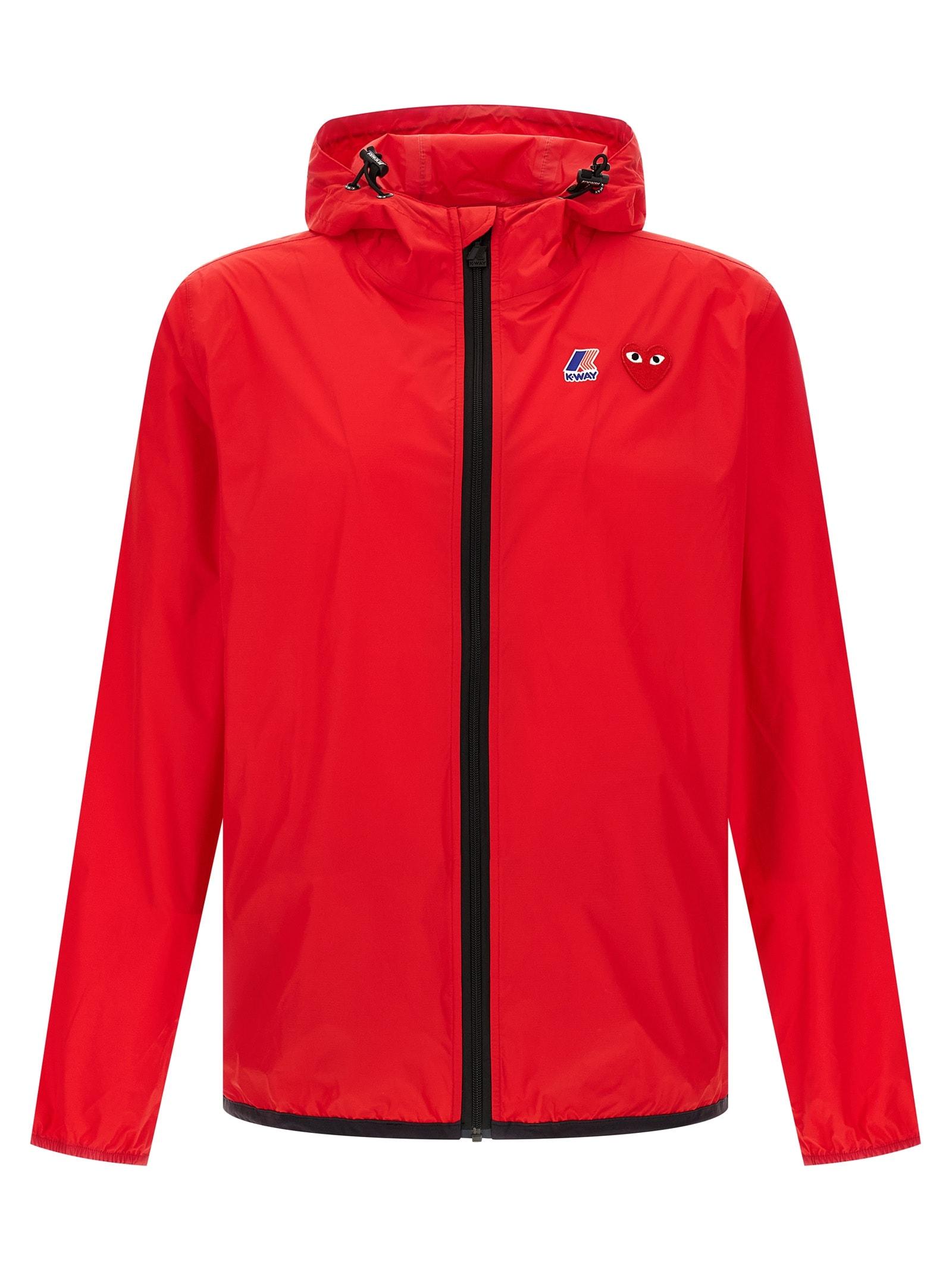 comme des garçons play x k-way jacket