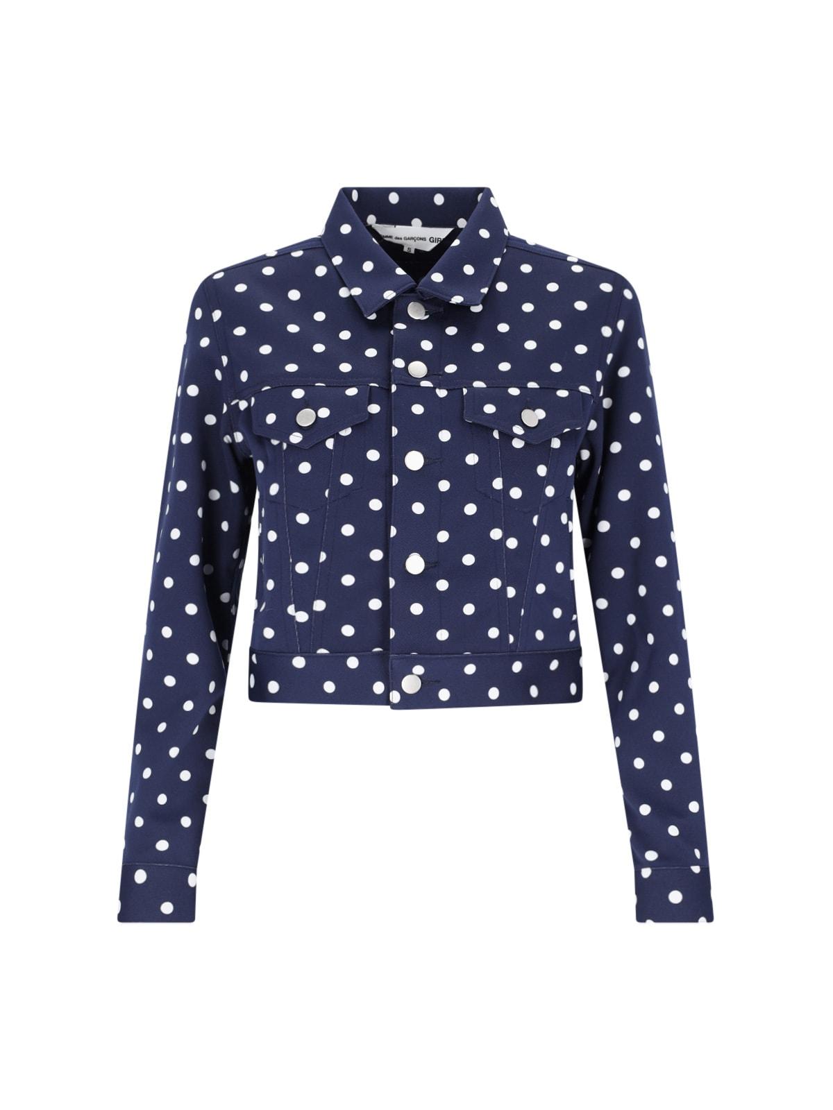 comme des garçons polka dot jacket