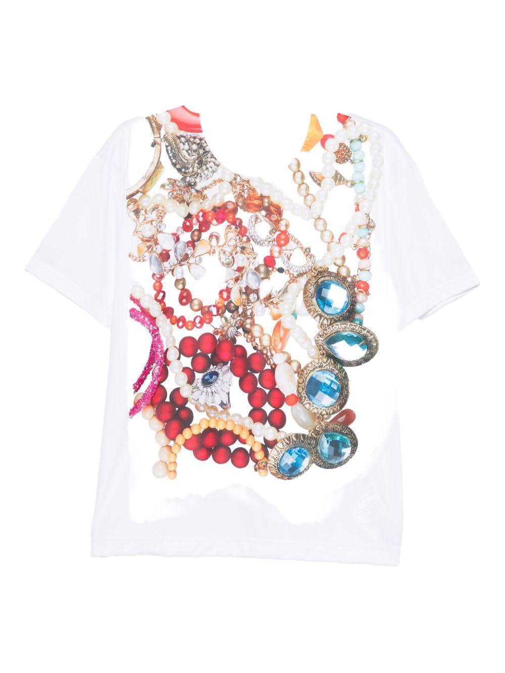 comme des garçons printed t-shirt