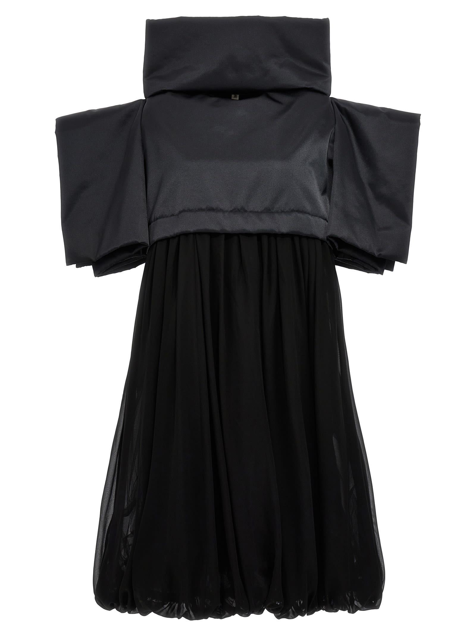 comme des garçons two-material dress
