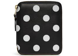 comme des garçons wallet dot leather wallet