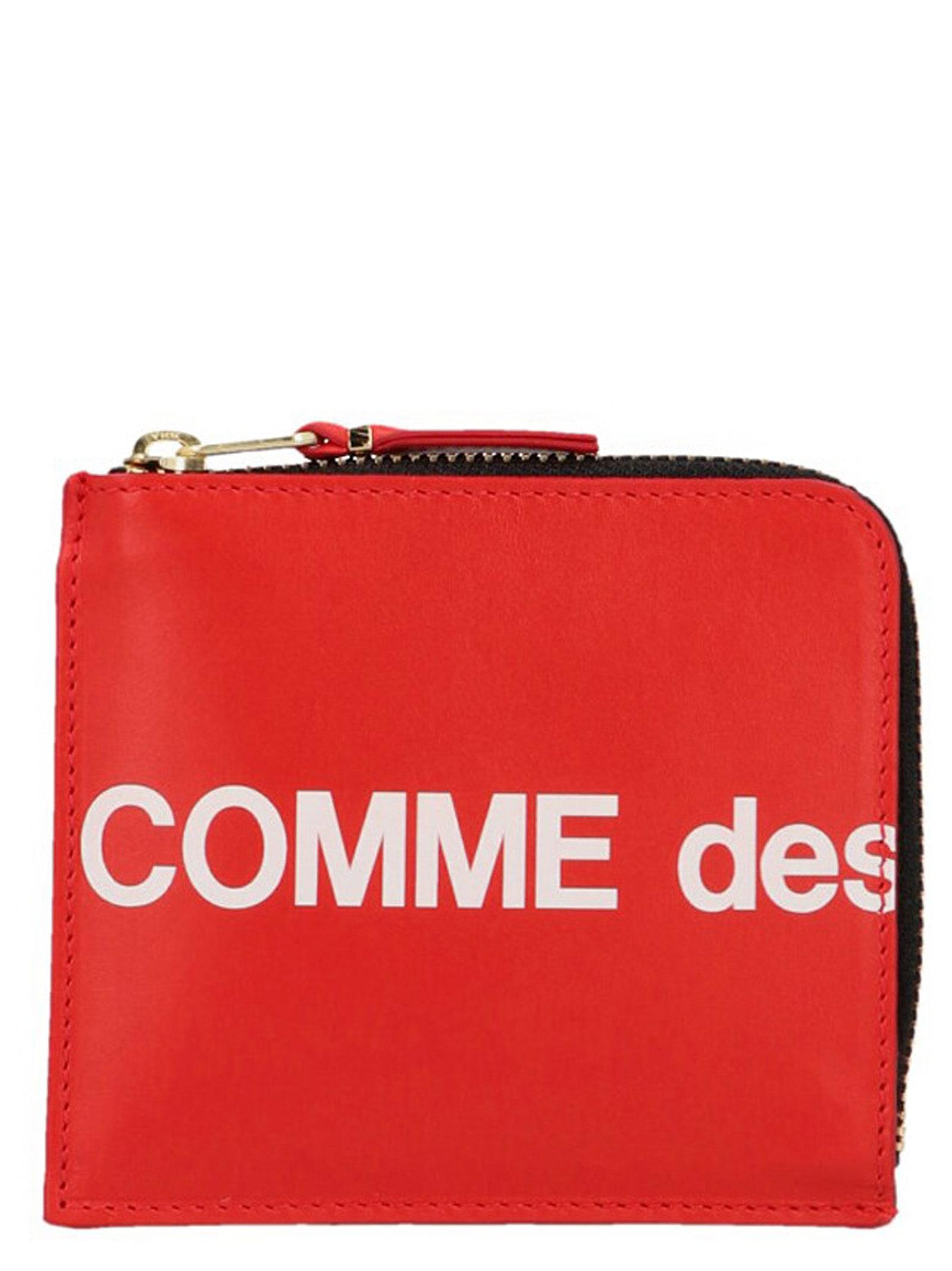 comme des garçons wallet huge logo wallet