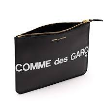 comme des garçons wallet huge logo wallet