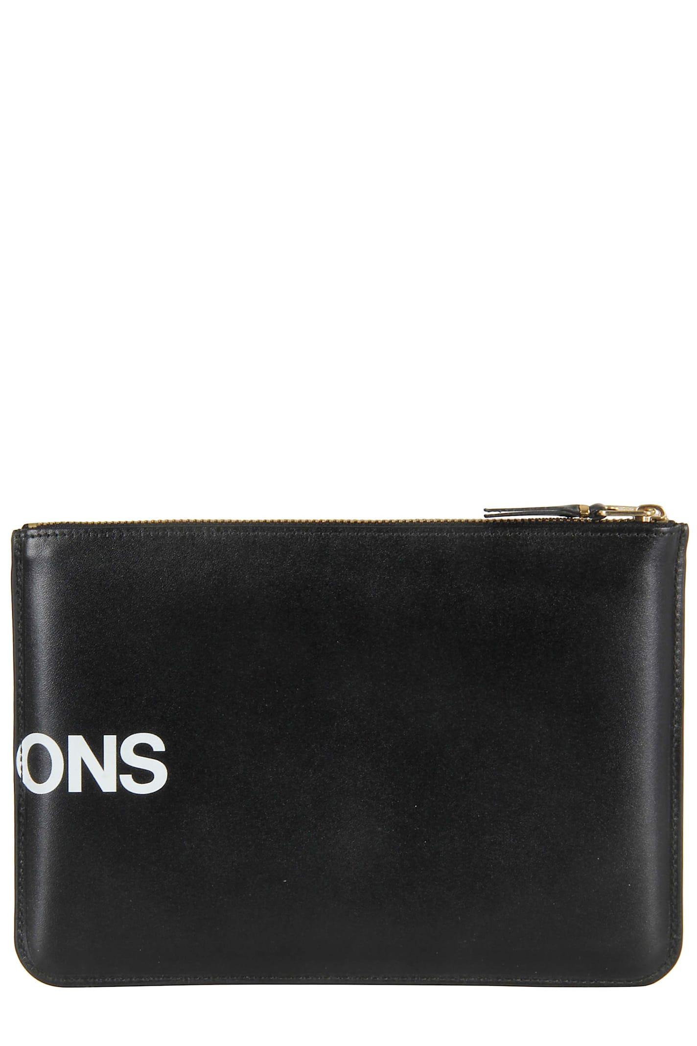 comme des garçons wallet huge logo