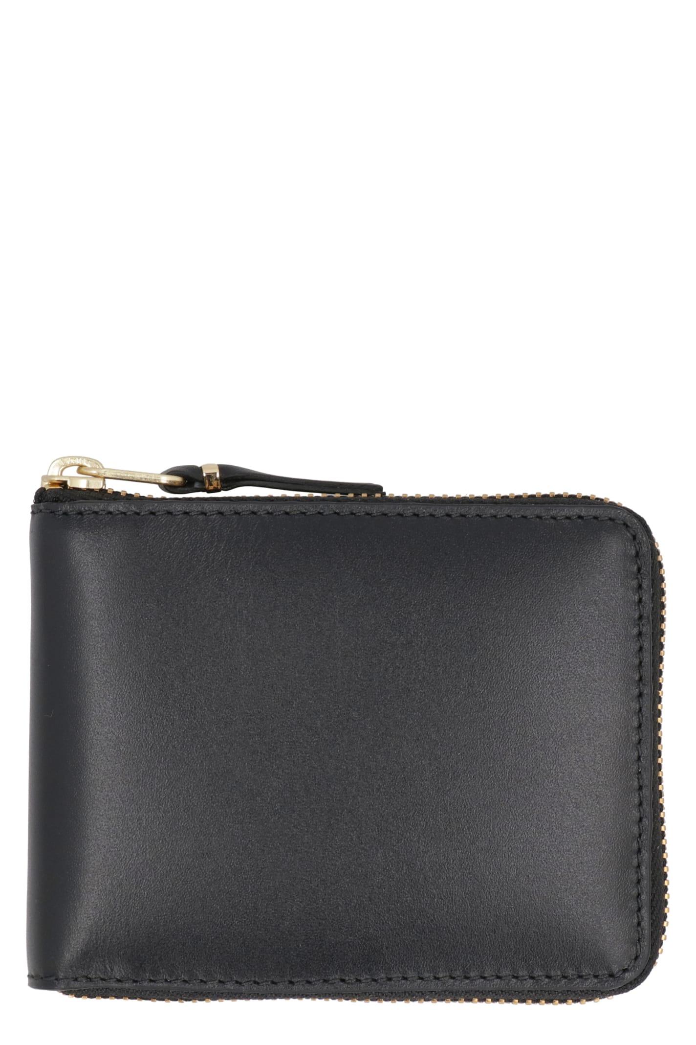 comme des garçons wallet leather wallet