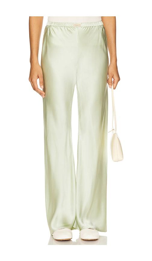 comme si bias cut pant in mint.