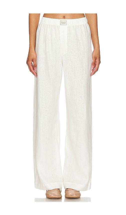 comme si la boxer alta pant in cream.