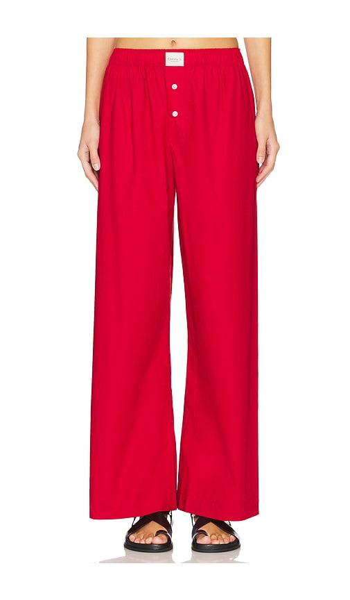 comme si la boxer alta pant in red.