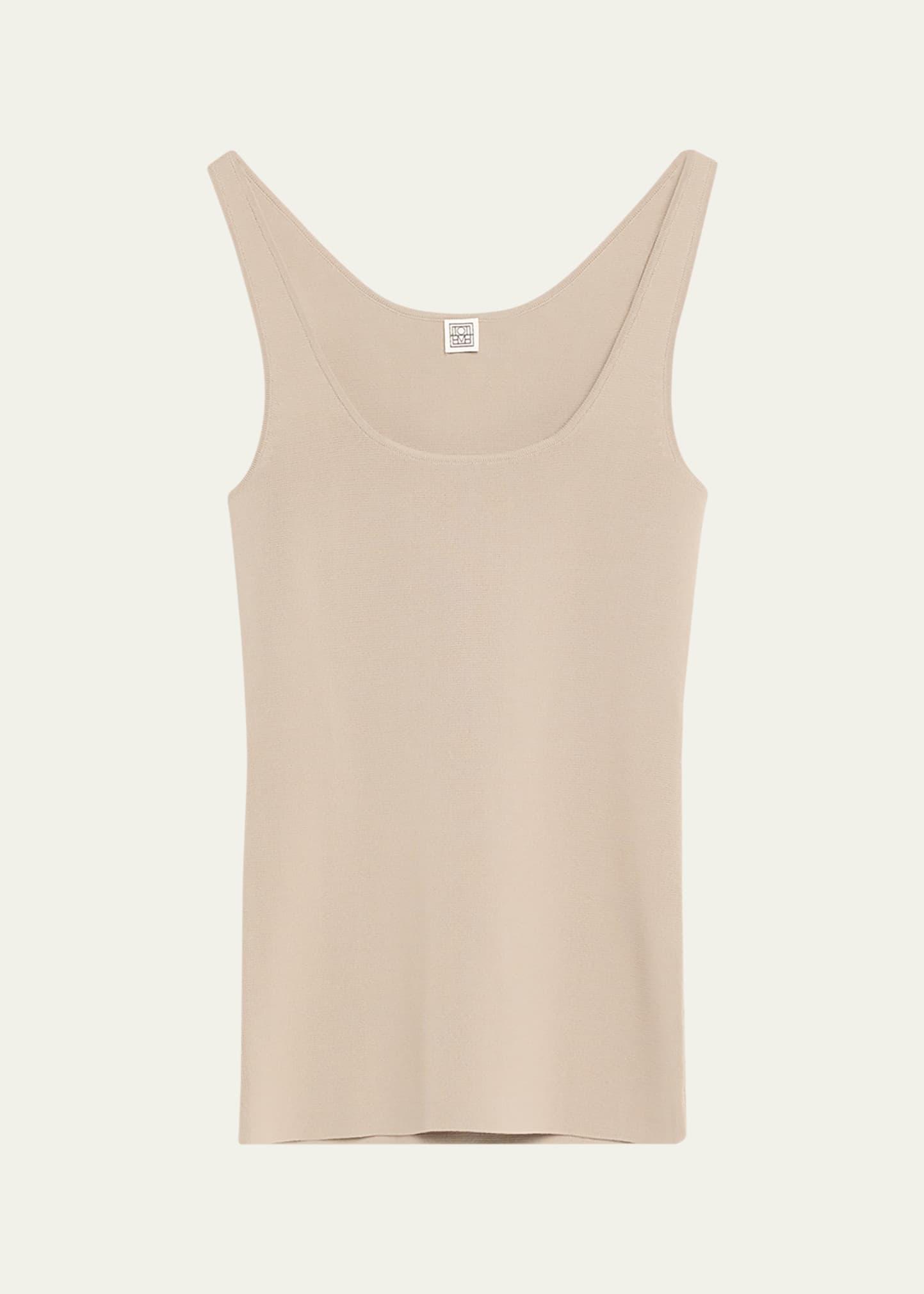 compact knit tank top
