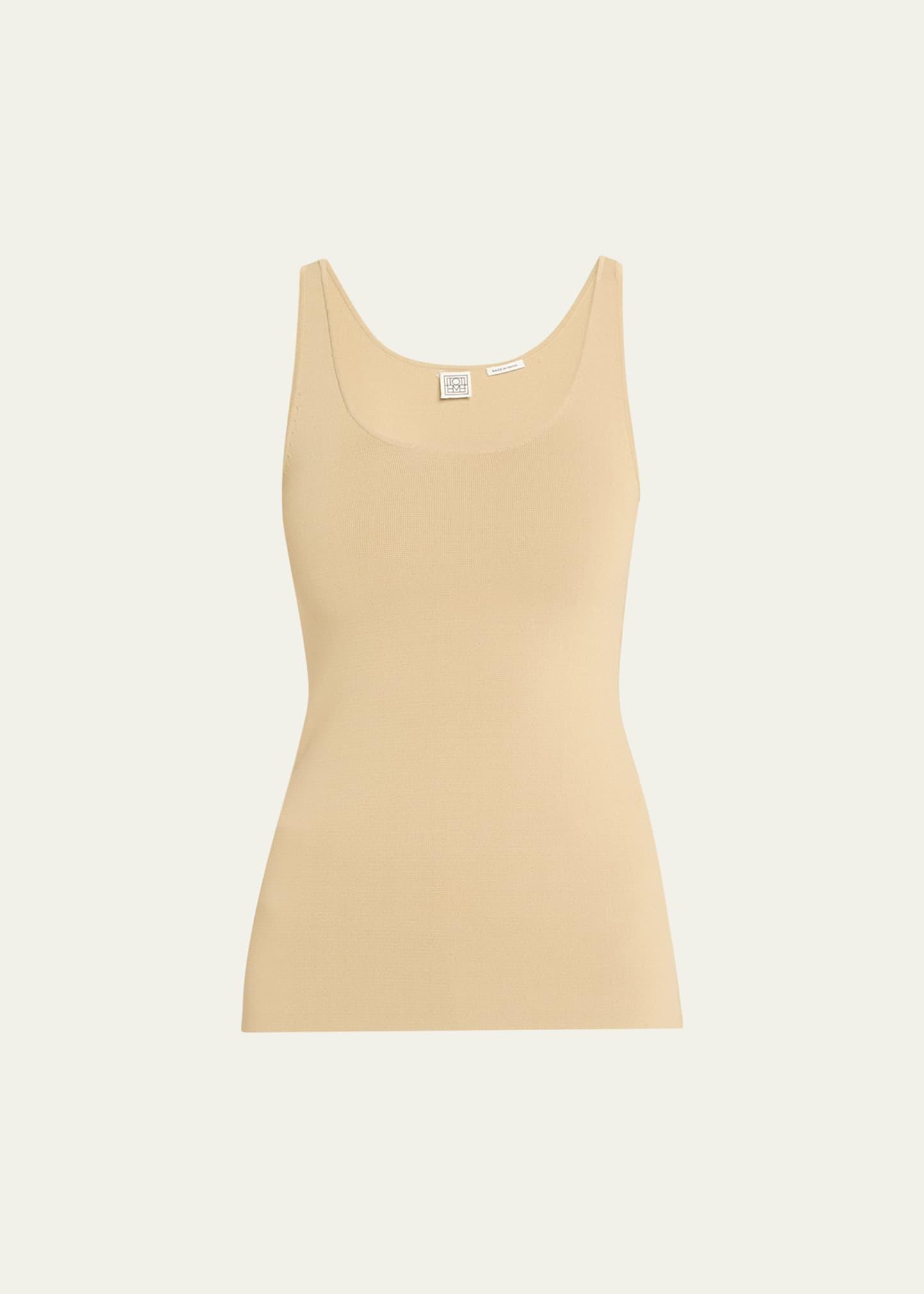 compact knit tank top