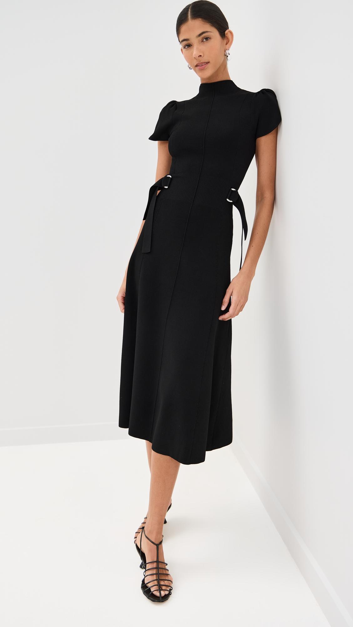 compact rib tulip dress