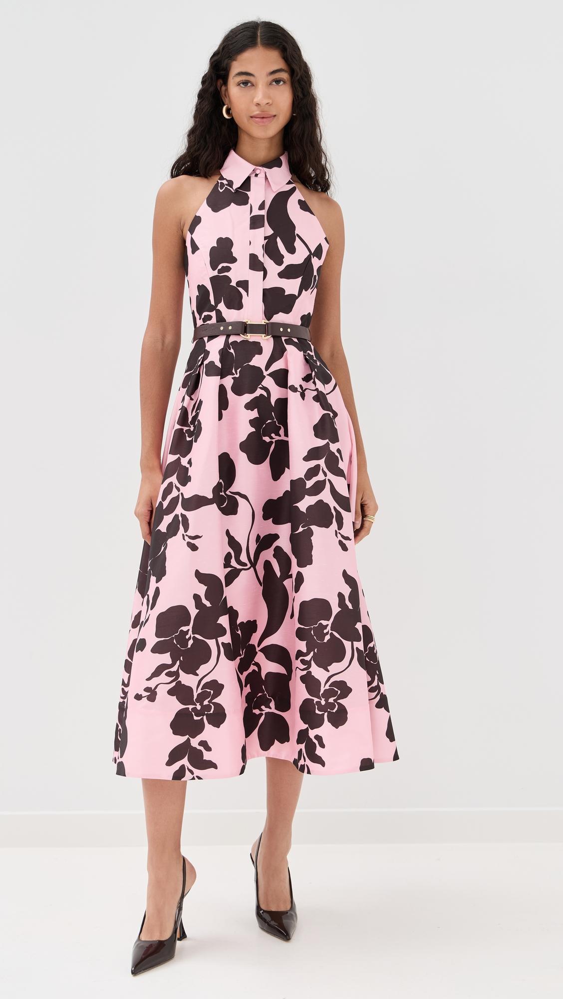 connie halter midi dress