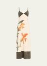 constance floral slip dress
