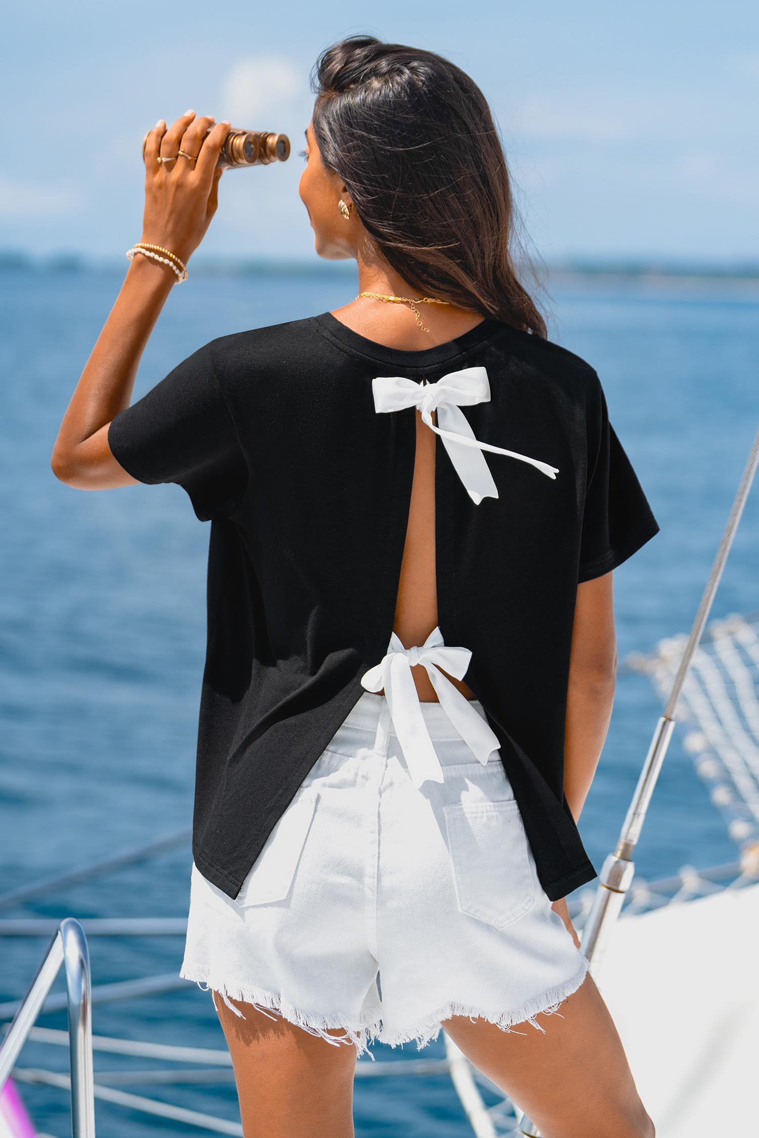 contradiction black tee - l