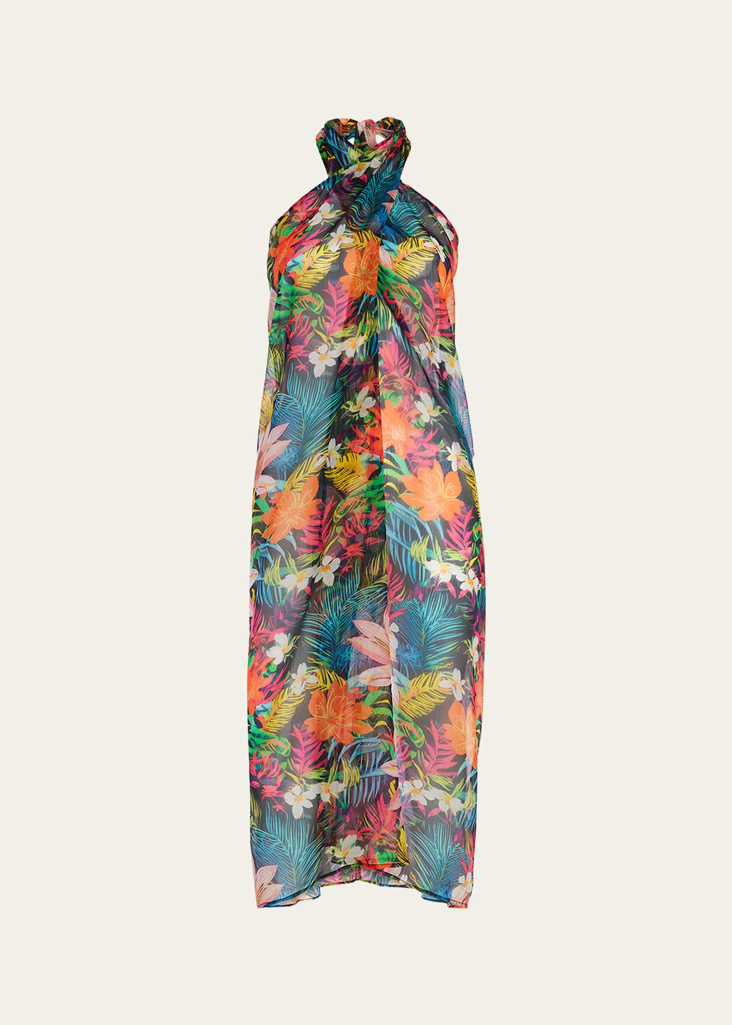 convertible aari halter midi dress