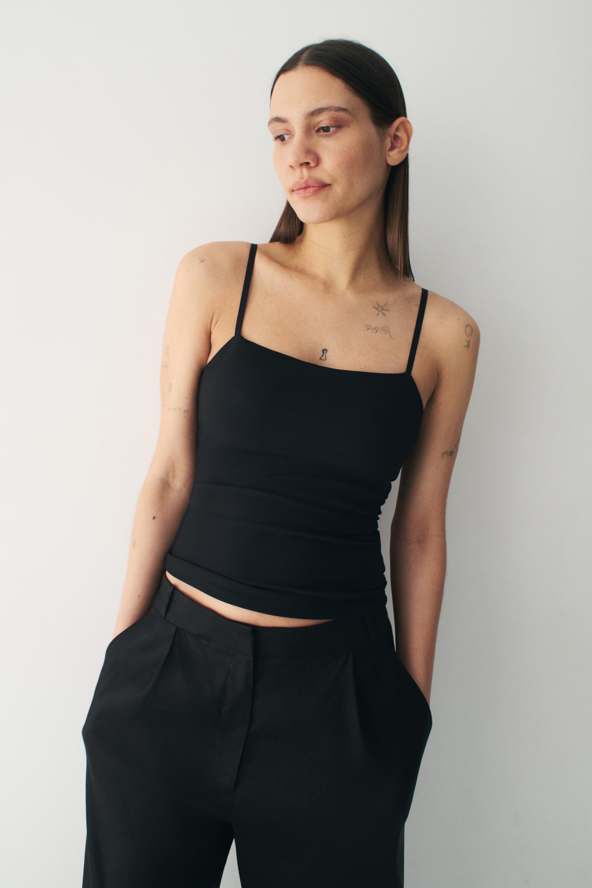 cooling four-way stretch slim-fit tank top