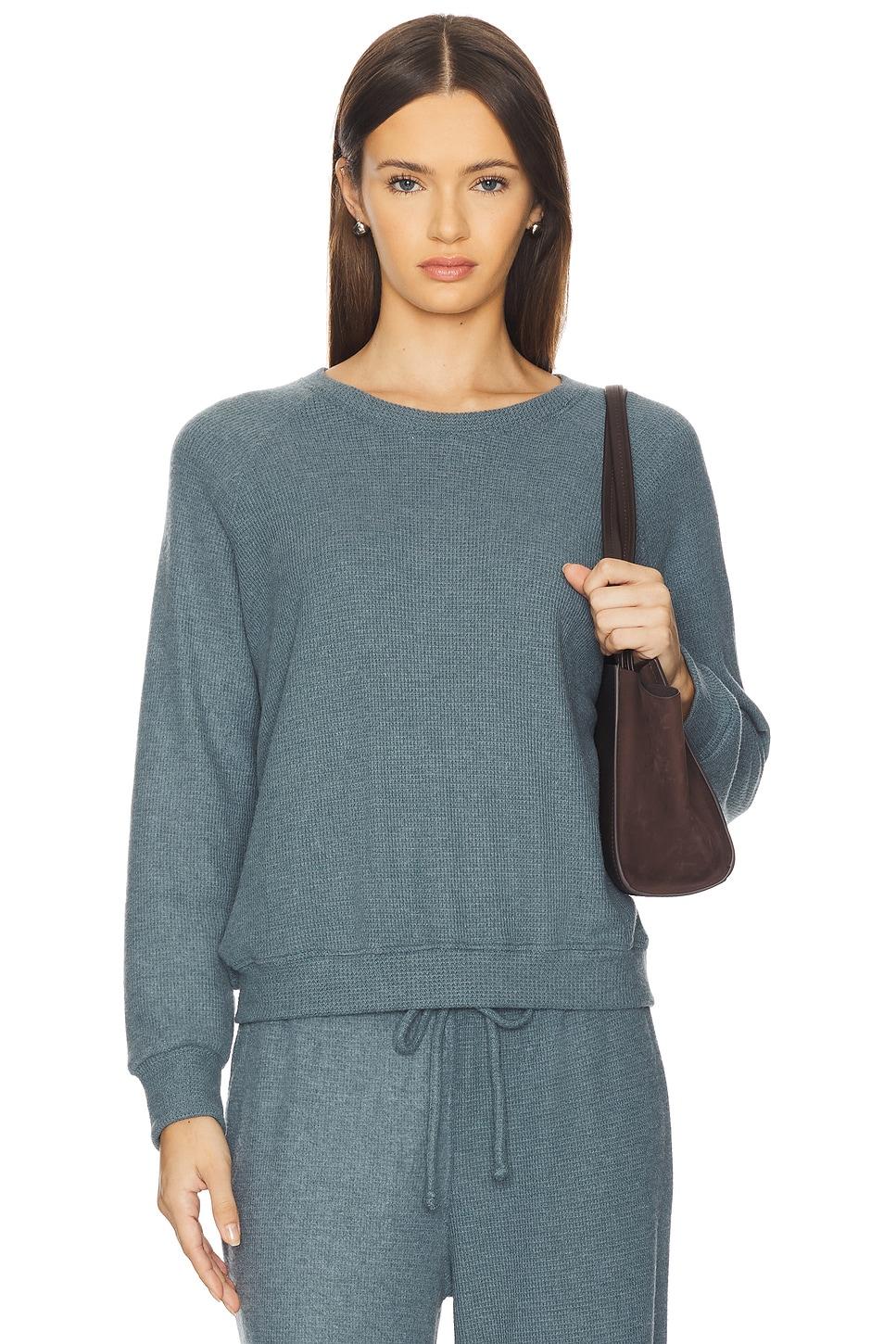 cooper waffle crew top