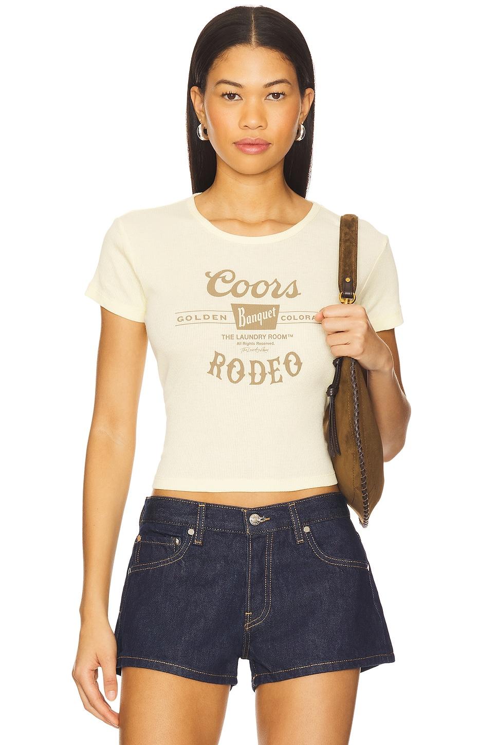 coors banquet rodeo stamp baby tee