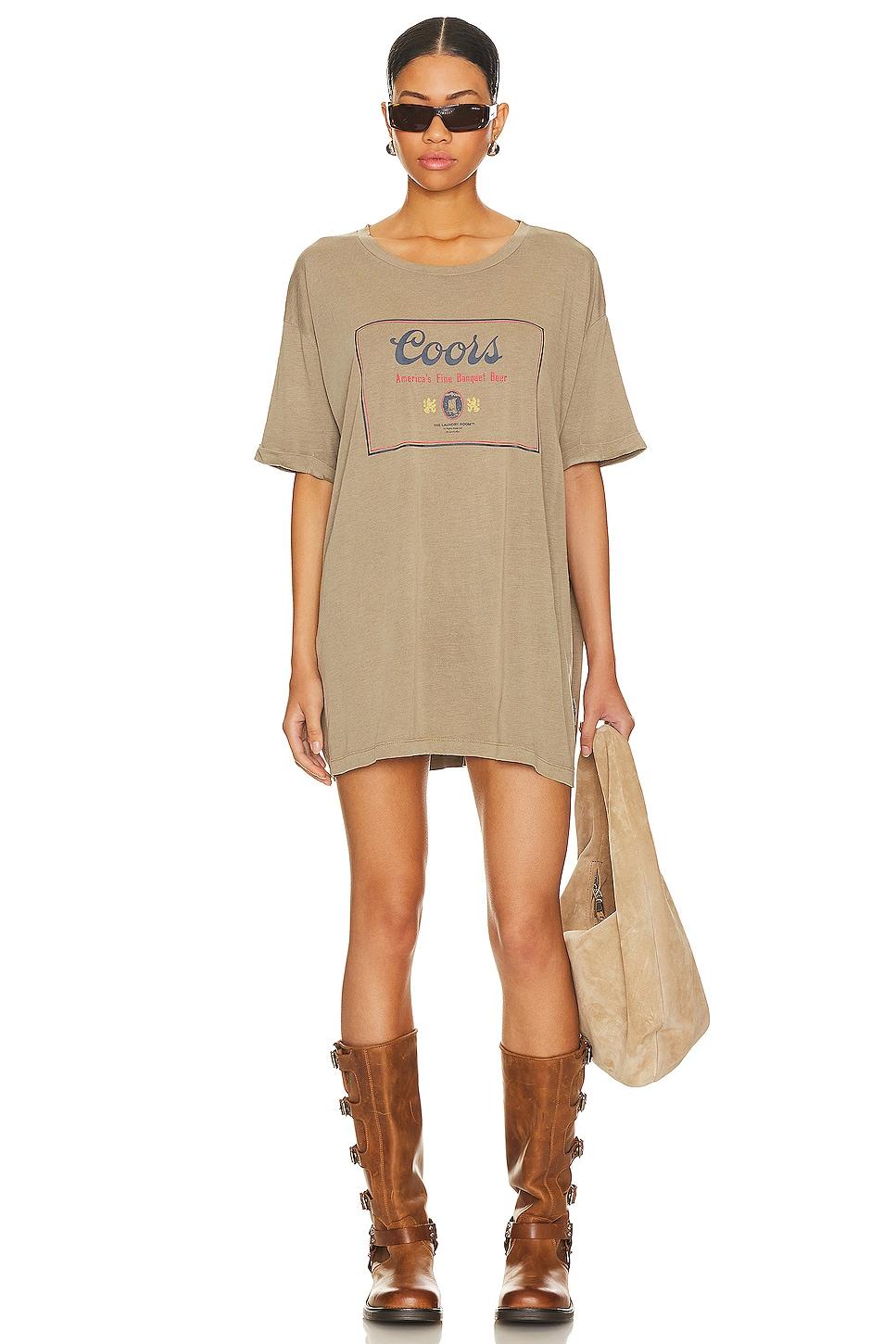 coors fine banquet oversized tee