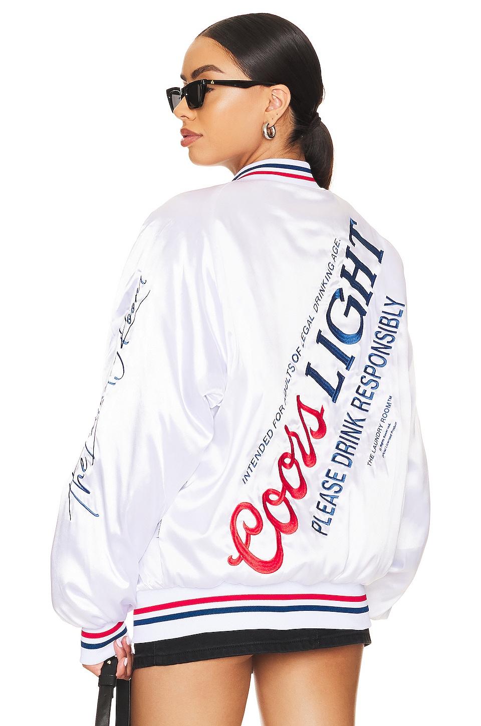 coors light 1980 varsity jacket