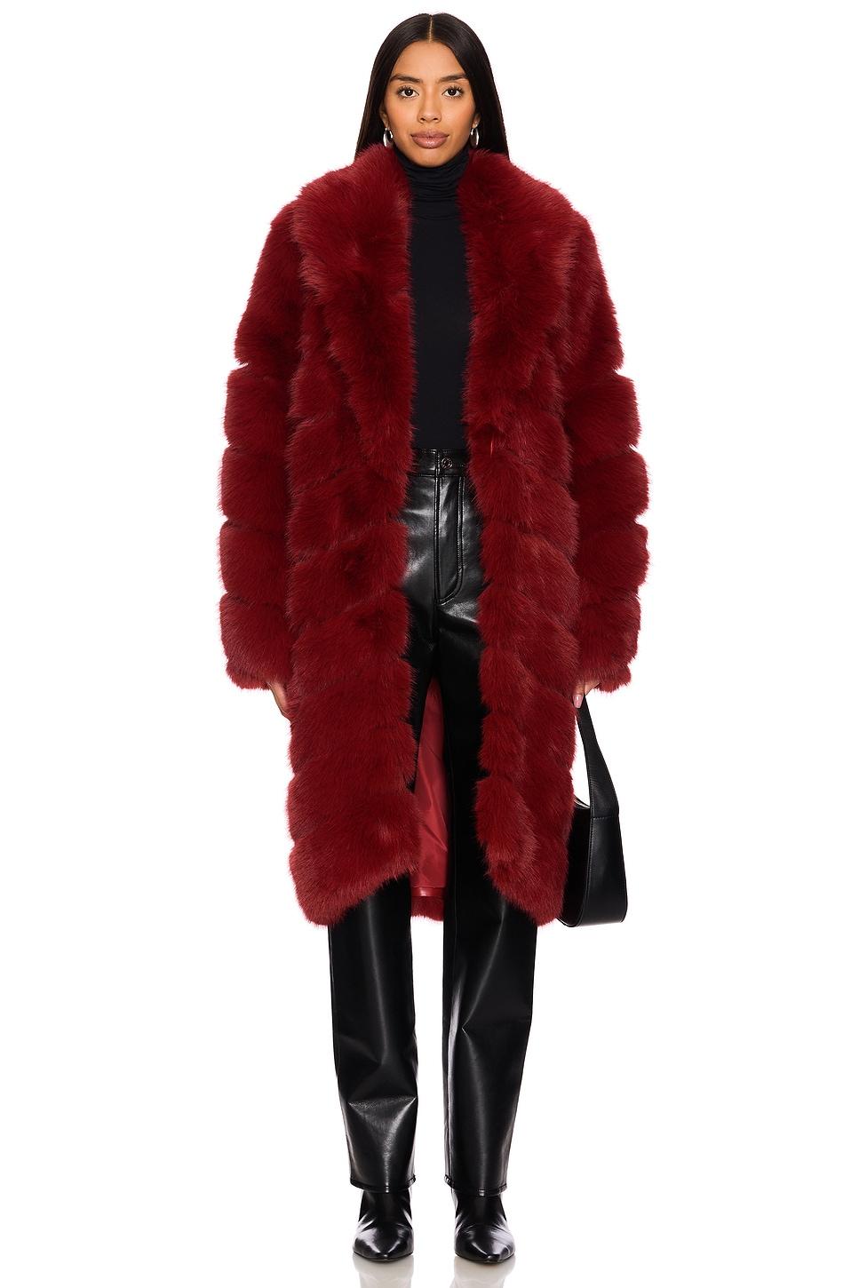 copenhagen faux fur coat