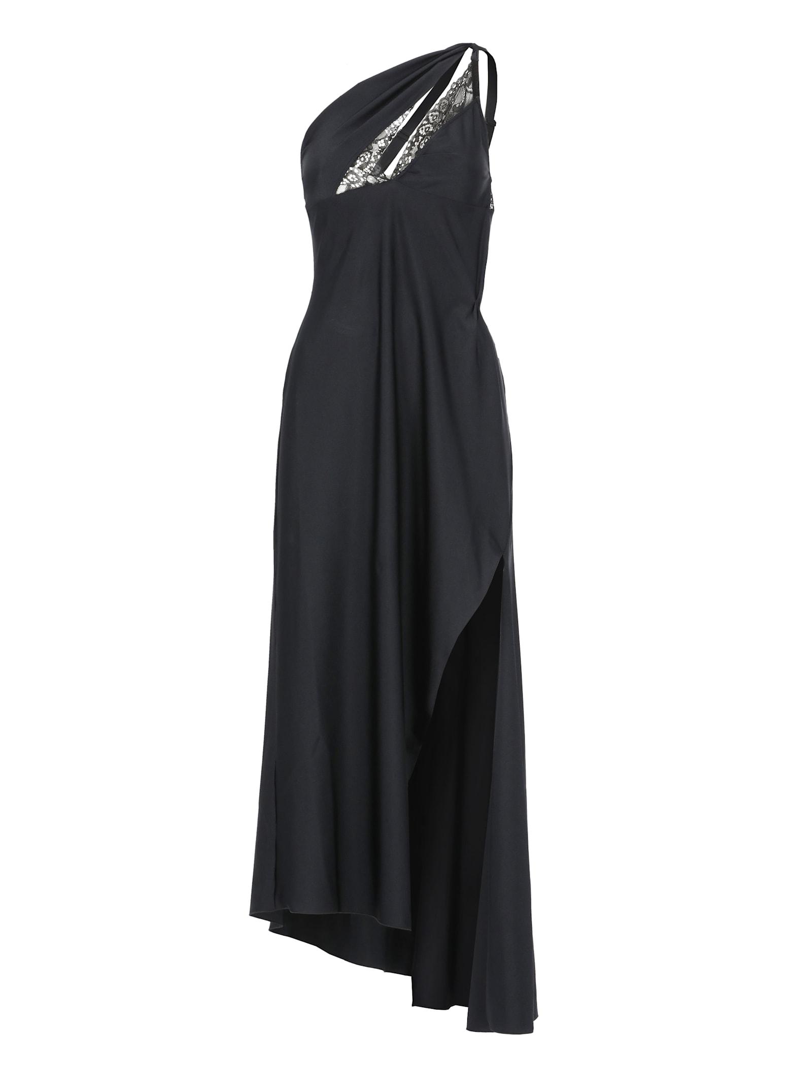 coperni asymmetric long dress