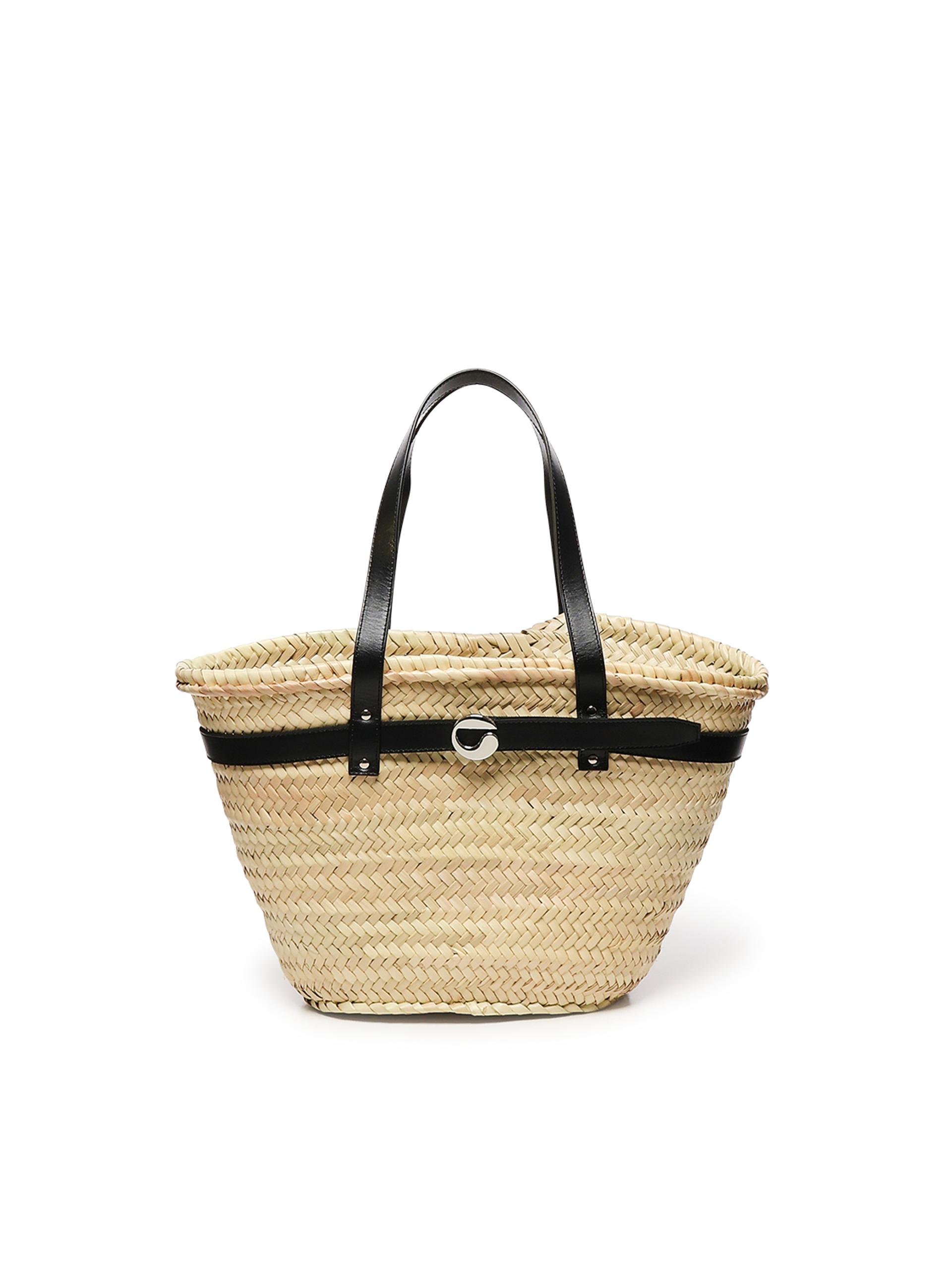 coperni bags beige straw - women