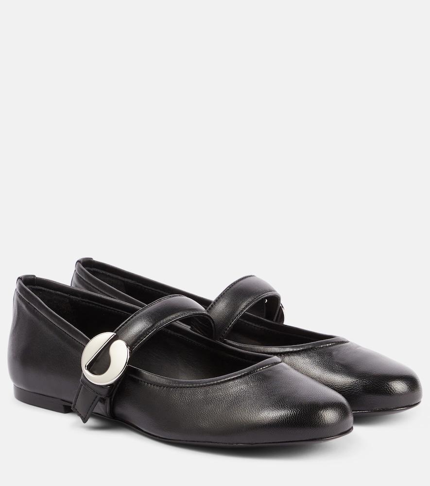 coperni belt leather ballet flats