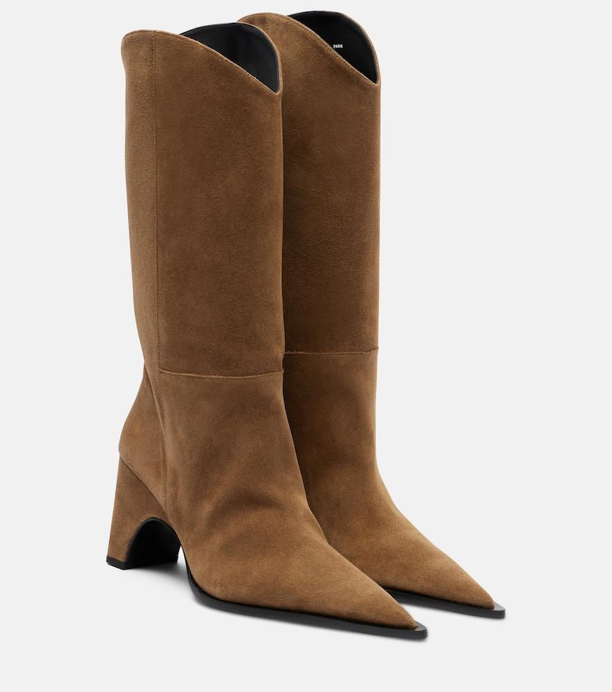 coperni cowboy suede knee