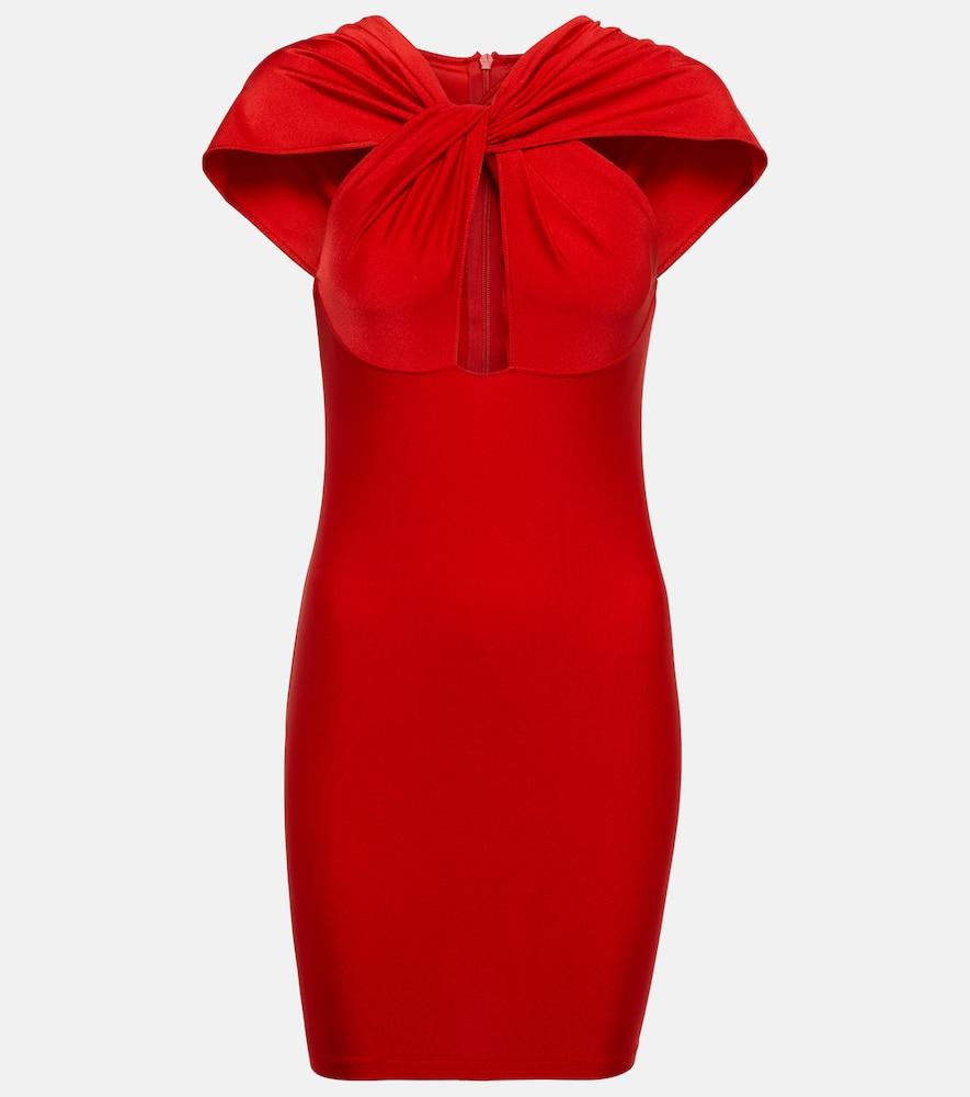coperni cutout jersey minidress