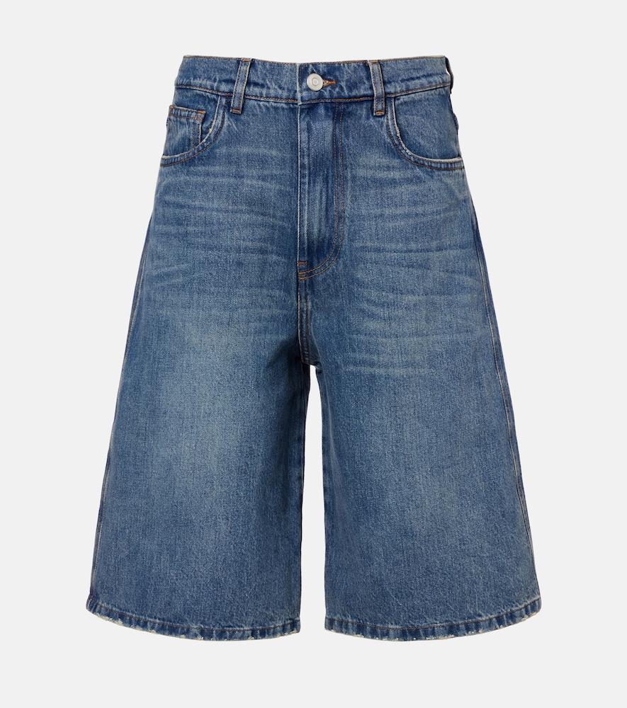 coperni denim bermuda shorts