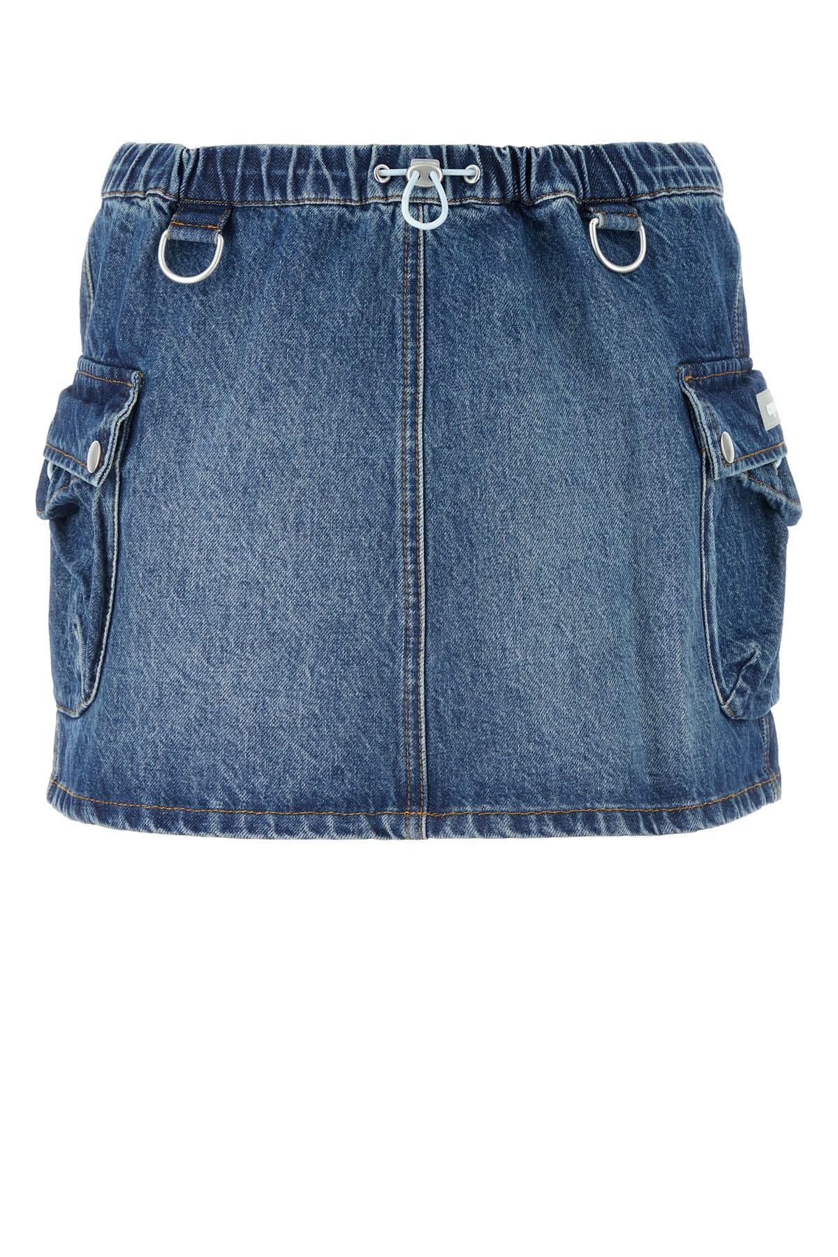 coperni denim mini shirt