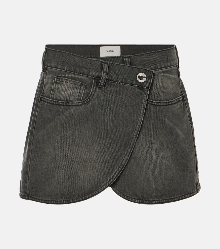 coperni denim miniskirt