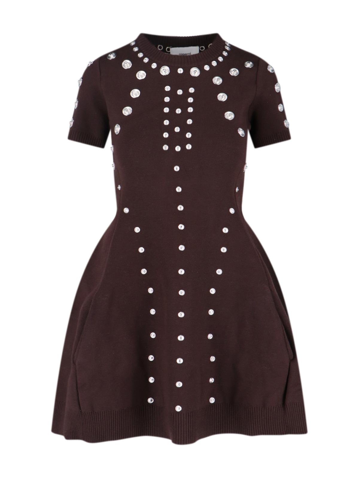 coperni dresses brown viscose - women
