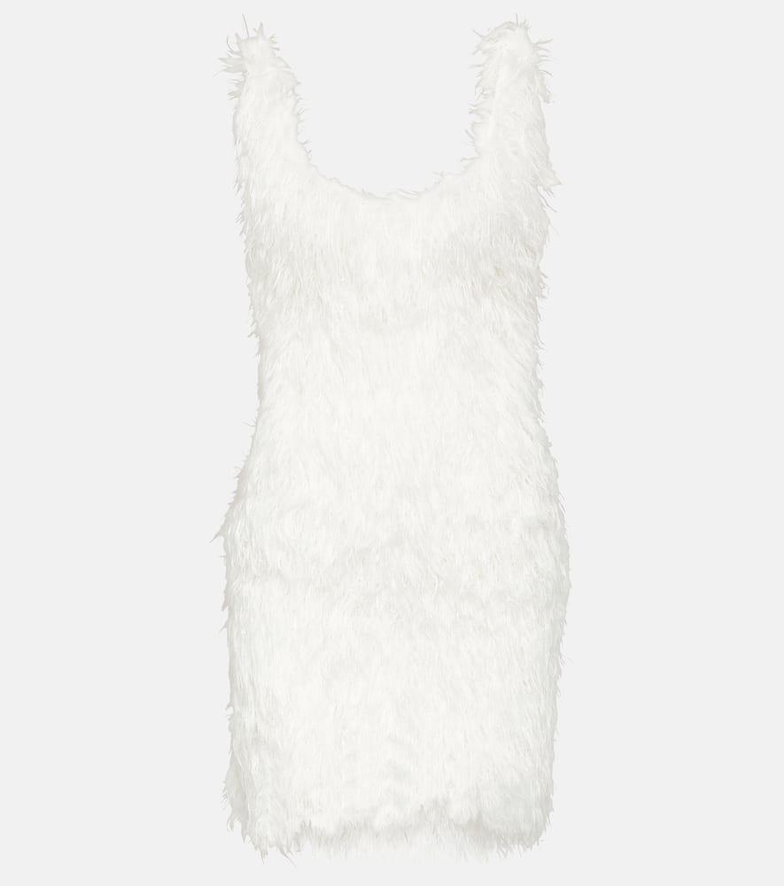 coperni feather minidress