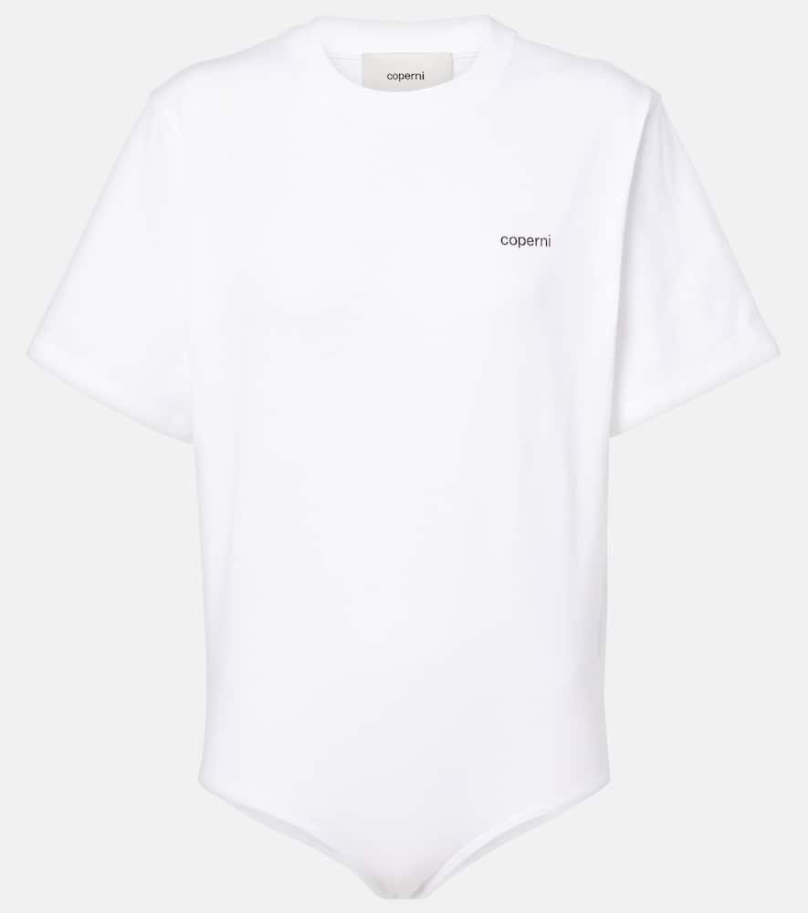 coperni logo cotton bodysuit
